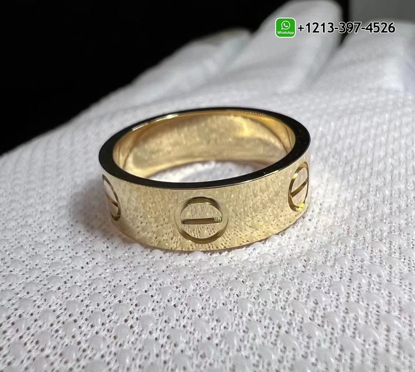 cpzrye3srim 1:1 Quality Cartier Pure 18k Yellow Gold 5.5mm Love Ring - High Quality 18k Gold and Diamond Luxury Distinctive Collection Designer Jewelry Customized Factory Price - Image 2