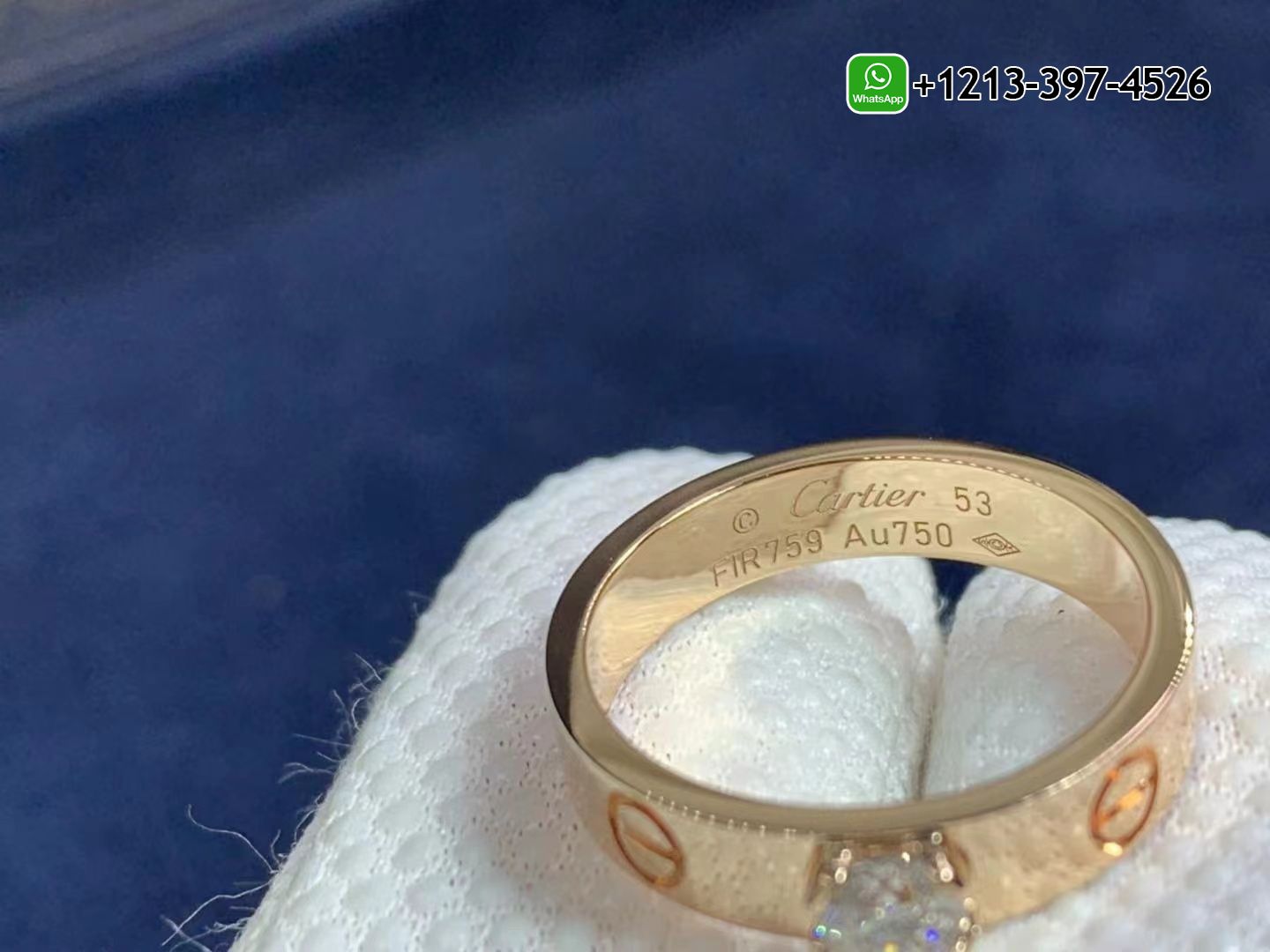 cqvau2gi4kr Custom Made Best Quality 1:1 Cartie Love Solitaire 18K Rose Gold Diamond Ring - High Quality 18k Gold and Diamond Luxury Distinctive Collection Designer Jewelry Customized Factory Price - Image 6