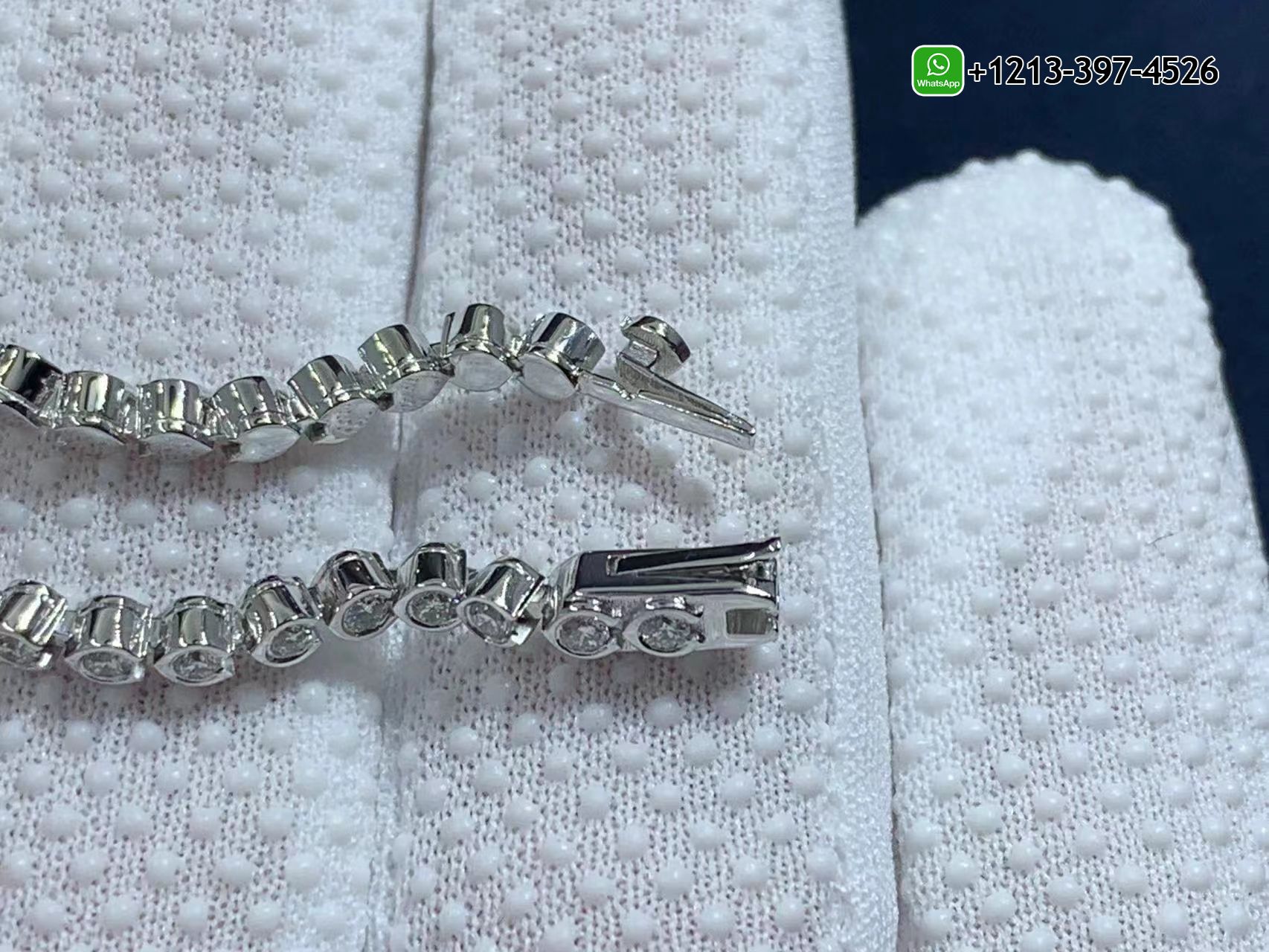 d3agwxrukie Best Sellers 1:1 Quality Cheap Custom Made Cartier 18K White Gold Diamond C de Cartier Bracelet - High Quality 18k Gold and Diamond Luxury Distinctive Collection Designer Jewelry Customized Factory Price - Image 6