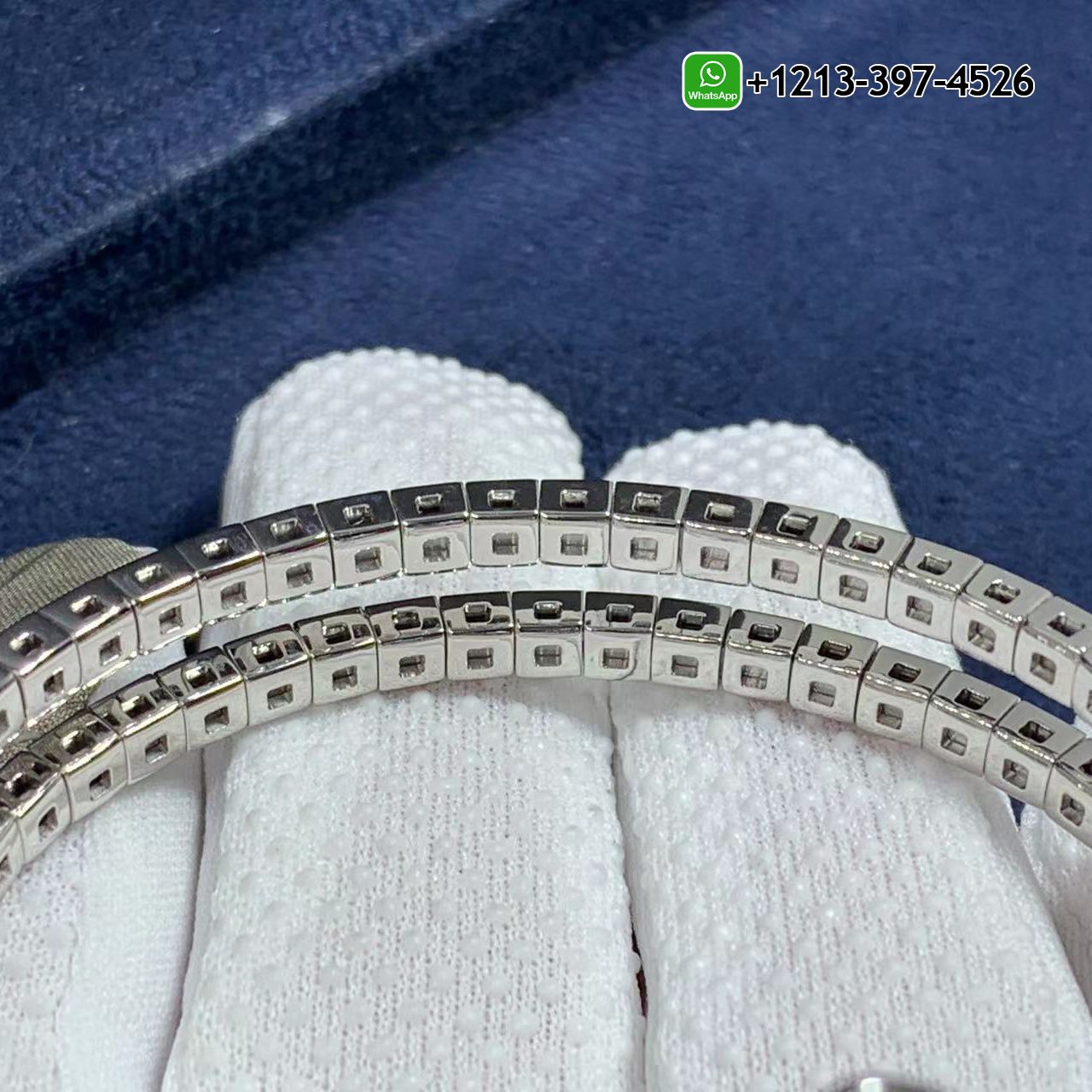 d3minyr4sca Custom Made Best Sellers Quality 1:1 Bvlgari Fiorever 18K White Gold 3.04 Carats Diamonds Bracelet - High Quality 18k Gold and Diamond Luxury Distinctive Collection Designer Jewelry Customized Factory Price - Image 6