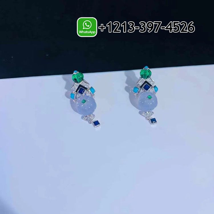 d5yxaydsmvh Custom Made Best Quality 1:1 Cartier Sixieme Sens Par Cartier 18k White Gold Diamonds Gemstones High Jewelry Earrings - High Quality 18k Gold and Diamond Luxury Distinctive Collection Designer Jewelry Customized Factory Price - Image 6