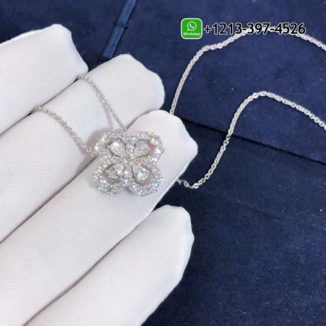 da4jodnc1ai Custom Made Best Sellers Quality 1:1 Harry Winston Diamond Loop by Harry Winston Full Motif Diamond Pendant Necklace - High Quality 18k Gold and Diamond Luxury Distinctive Collection Designer Jewelry Customized Factory Price - Image 5