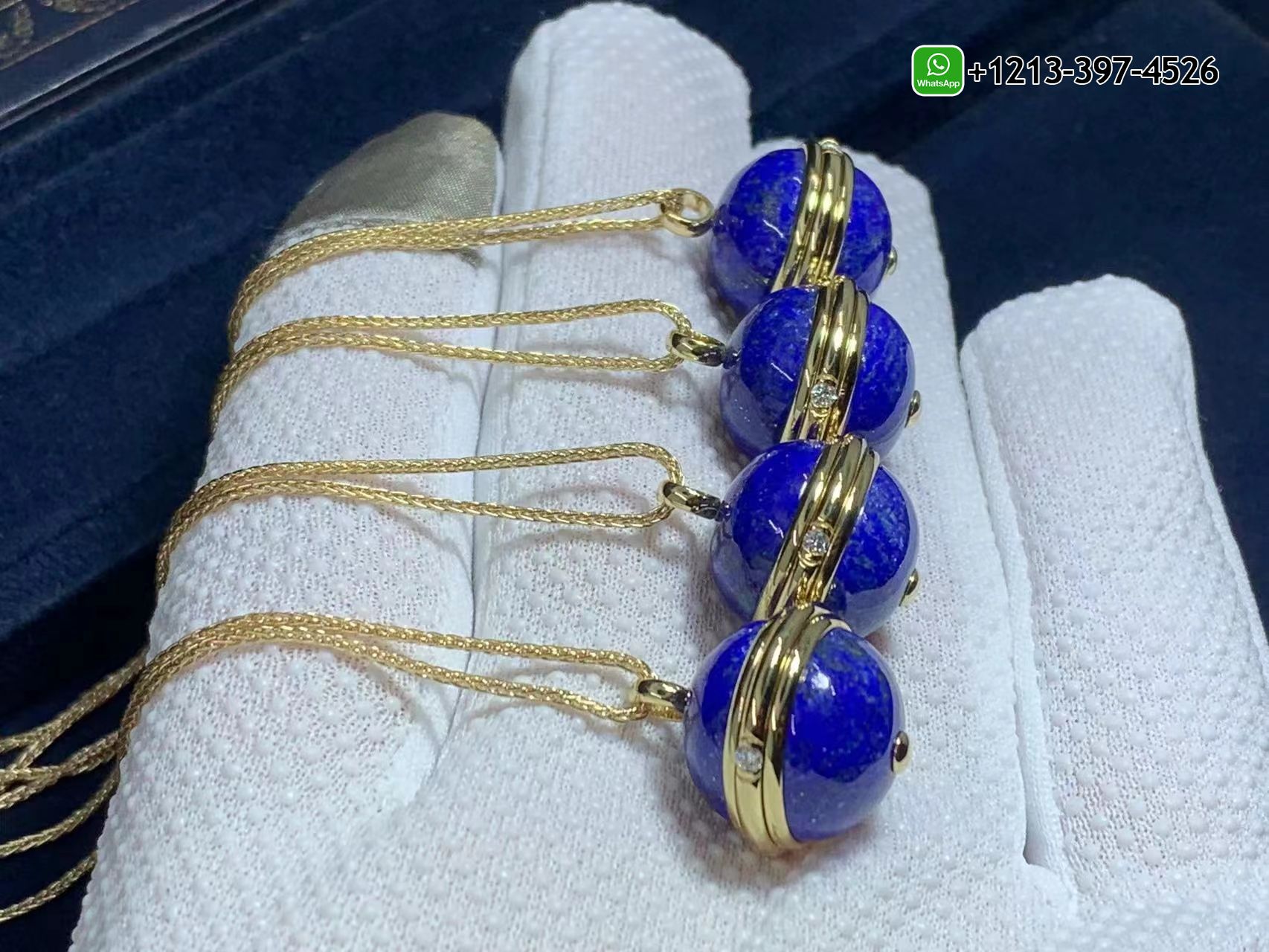 df2qk0wb231 Best Sellers 1:1 Quality Cheap Custom Made Piaget 18k Yellow Gold With Diamond Lapis Lazuli Possession Pendant Necklace - High Quality 18k Gold and Diamond Luxury Distinctive Collection Designer Jewelry Customized Factory Price - Image 3