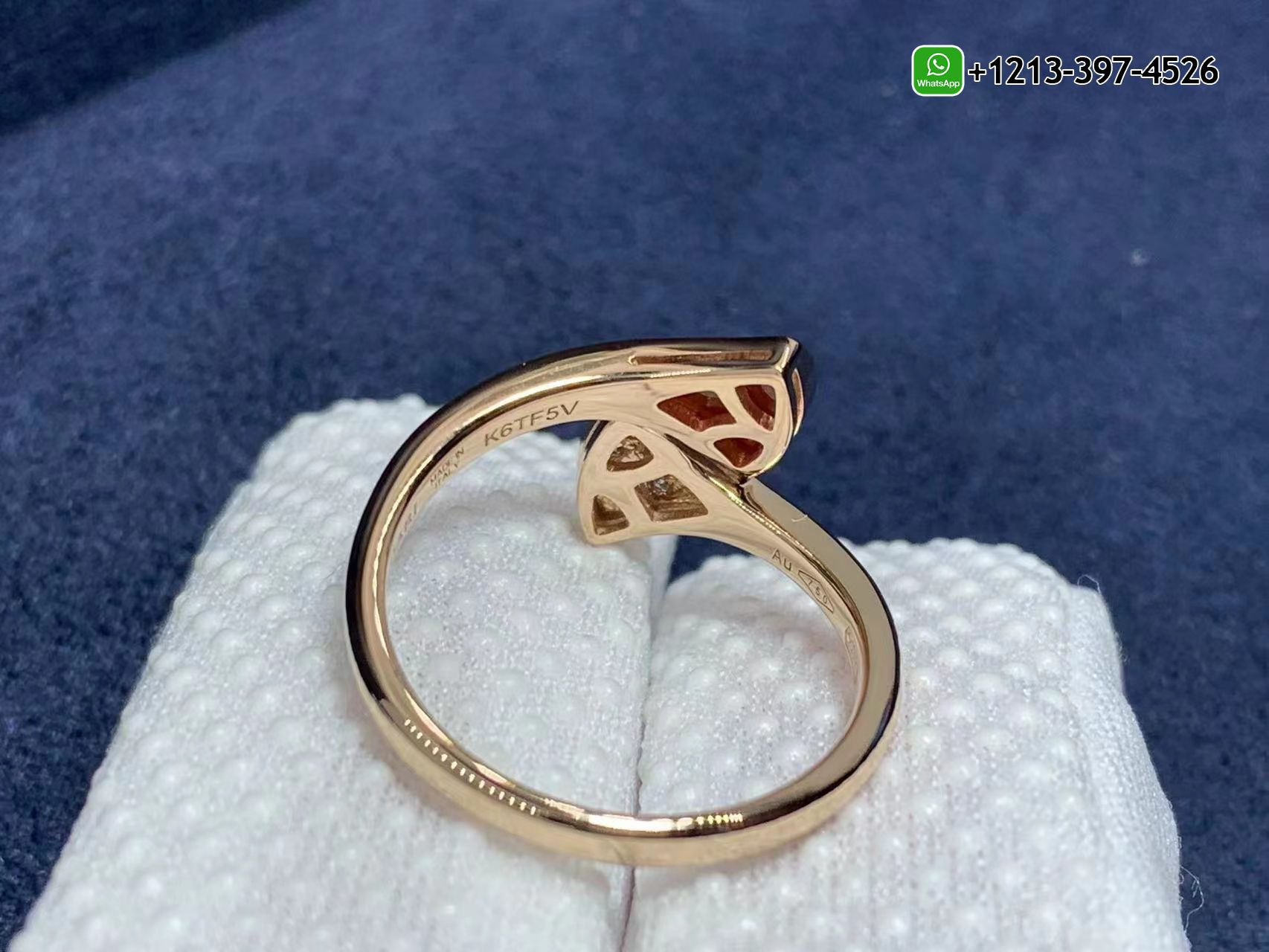 dfnfcjl3ytl Best Sellers 1:1 Quality Cheap Custom Made Bvlgari DIVAS’ DREAM 18 Kt Rose Gold Set With Carnelian Element And Pavé Diamonds Ring - High Quality 18k Gold and Diamond Luxury Distinctive Collection Designer Jewelry Customized Factory Price - Image 2