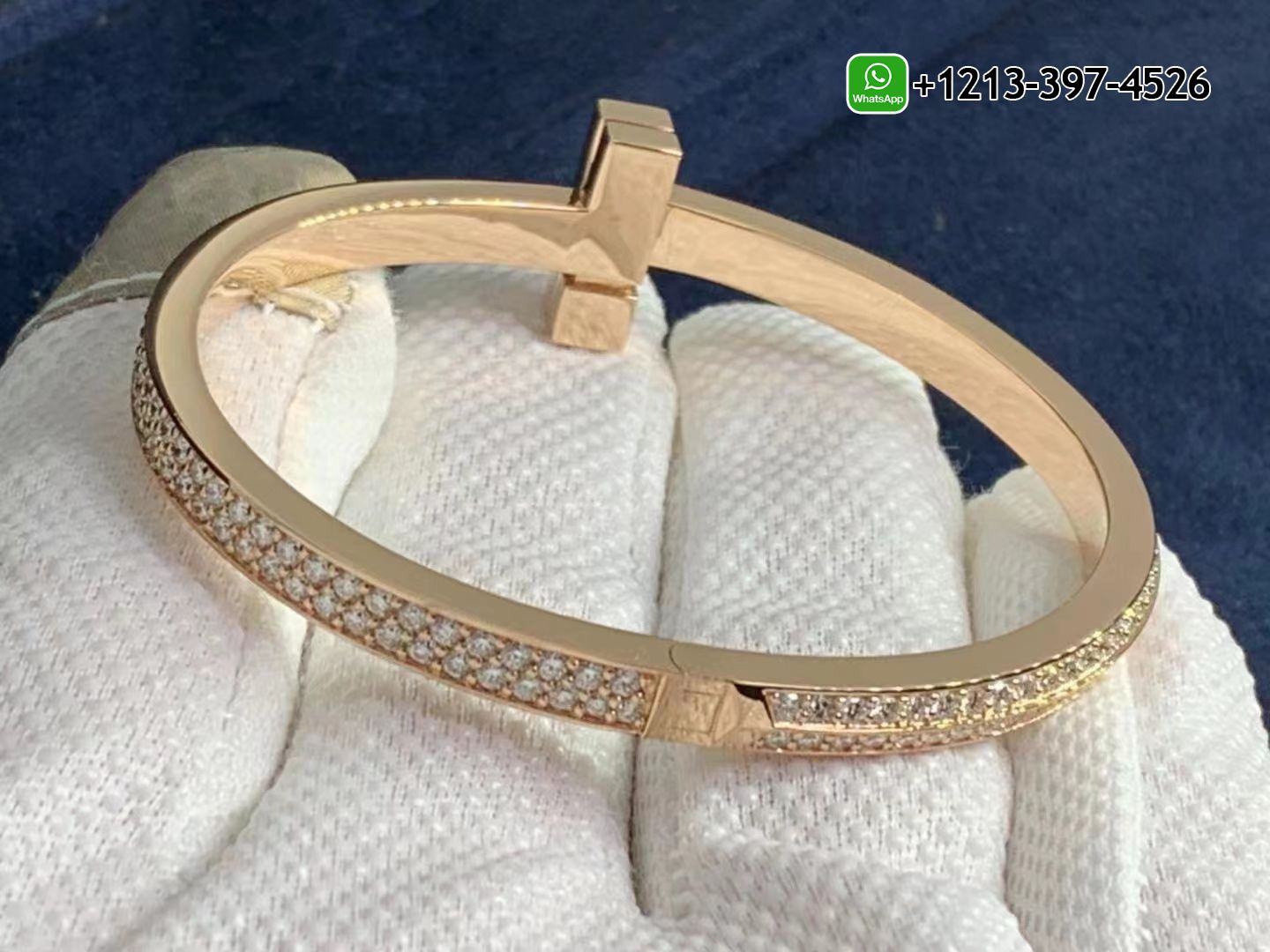 dfvuqxecf0m Best Sellers 1:1 Quality Cheap Custom Made Tiffany T 18k Yellow Gold T1 Wide Diamond Hinged Bangle Bracelet - High Quality 18k Gold and Diamond Luxury Distinctive Collection Designer Jewelry Customized Factory Price - Image 2