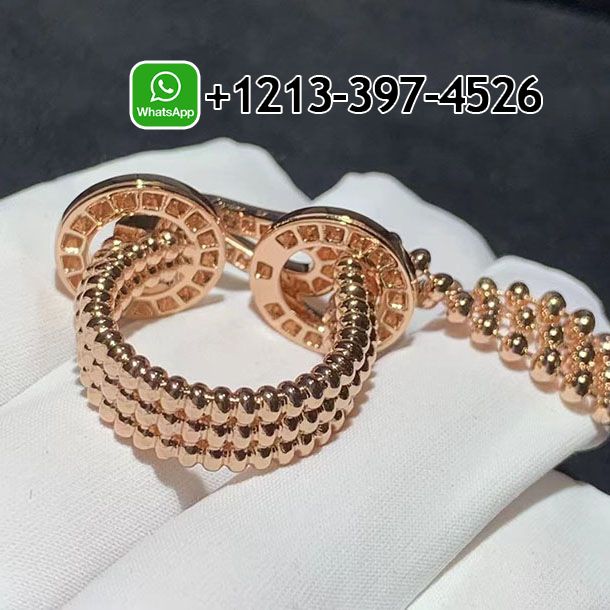 divwv5rleu4 Best Sellers 1:1 Quality Cheap Custom Made Cartier 18K Rose Gold Diamond Tassels Agrafe Ring - High Quality 18k Gold and Diamond Luxury Distinctive Collection Designer Jewelry Customized Factory Price - Image 3