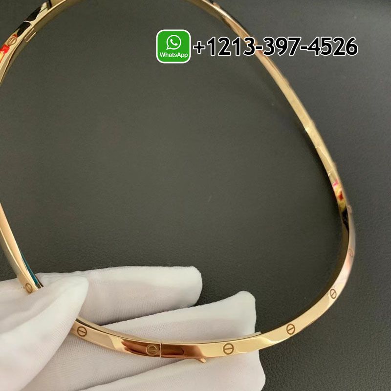 druukp2gx20 Custom Made Best Sellers Quality 1:1 Cartier 18K Yellow Gold Collar Love Necklace - High Quality 18k Gold and Diamond Luxury Distinctive Collection Designer Jewelry Customized Factory Price - Image 3