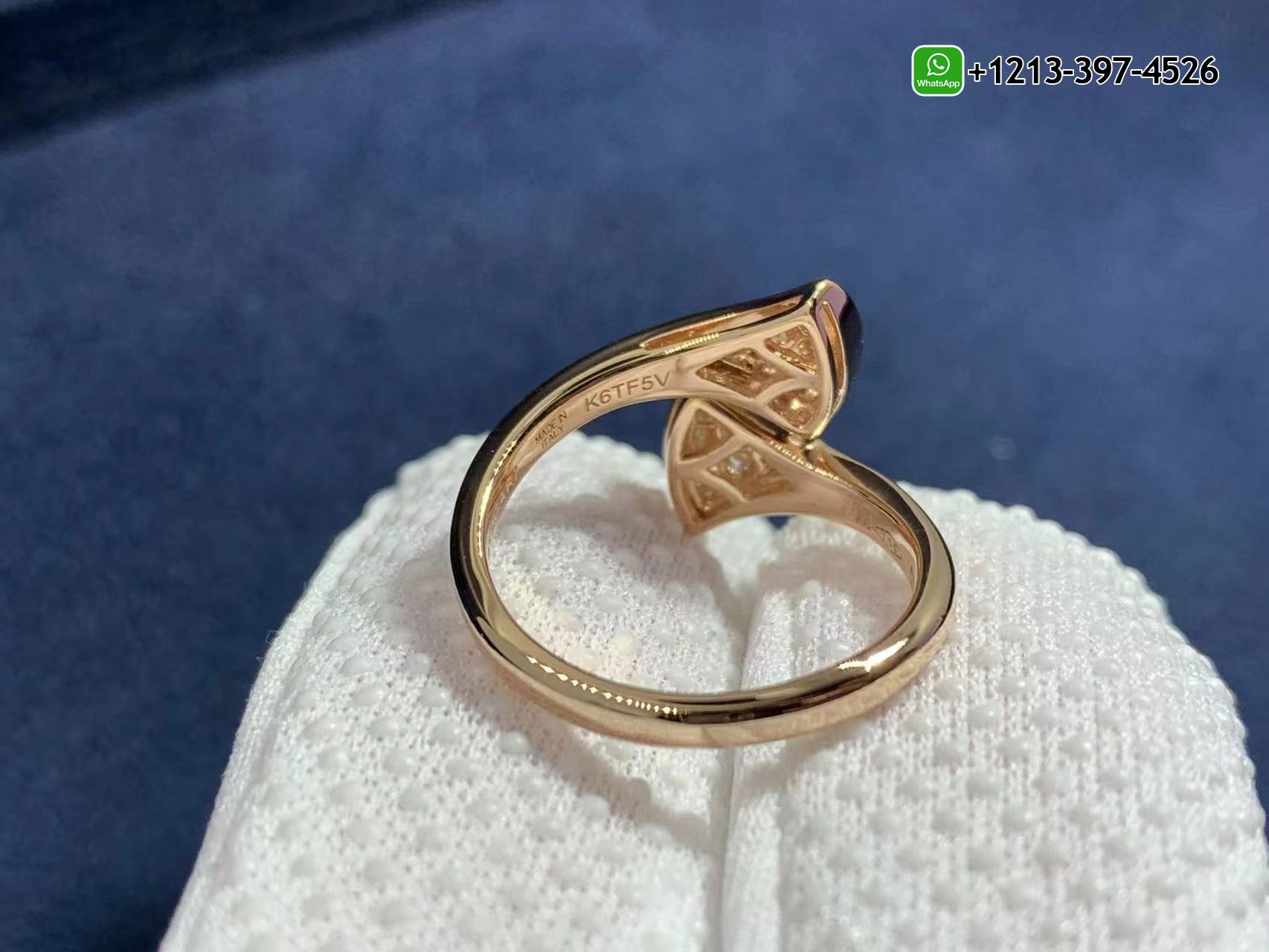 dsbvm2wxsoo Custom Made Best Quality 1:1 Cheap Bulgari DIVAS’ DREAM 18K Rose Gold Diamond Ring - High Quality 18k Gold and Diamond Luxury Distinctive Collection Designer Jewelry Customized Factory Price - Image 7