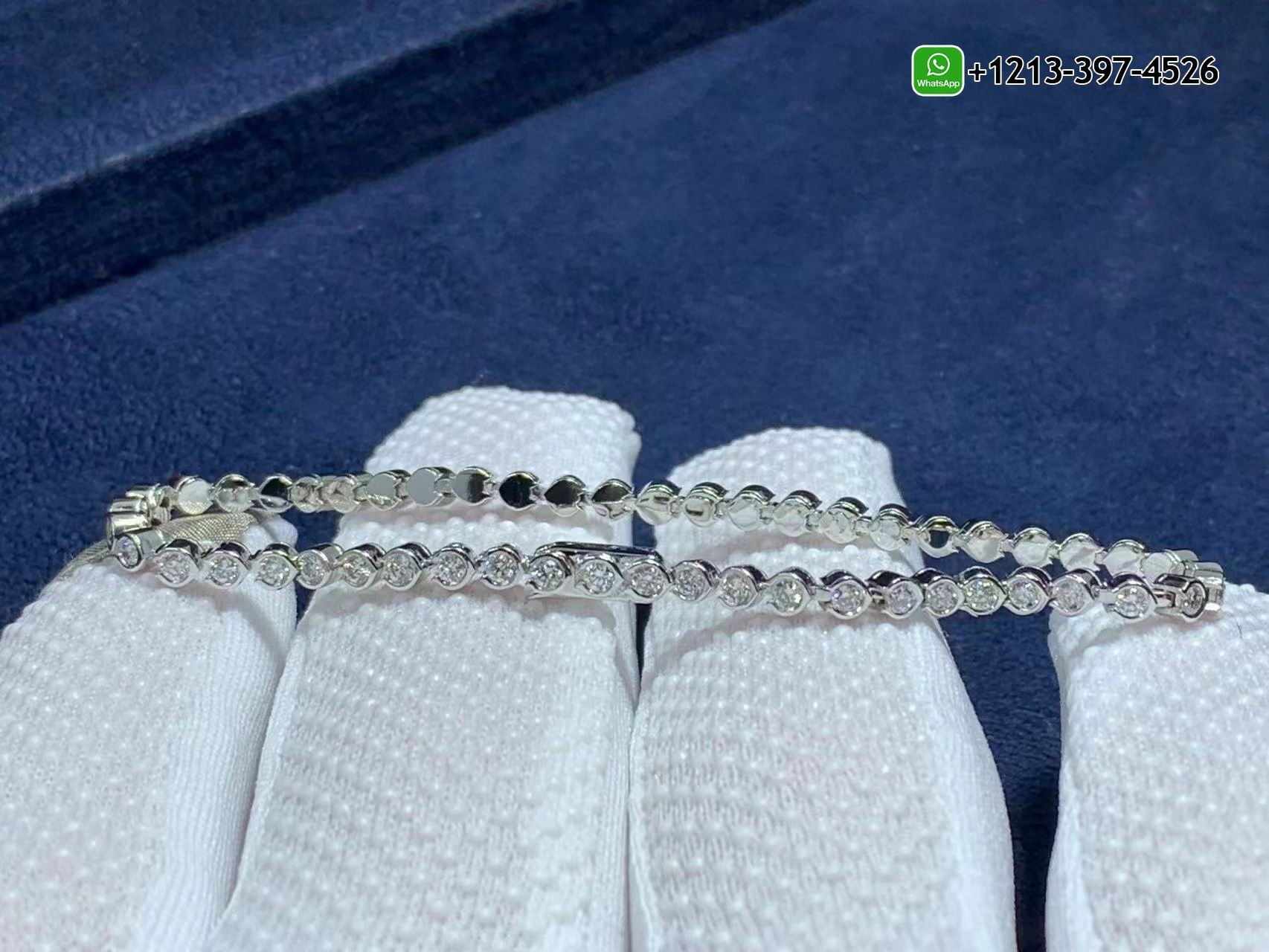 du3vl2h1nkr Best Sellers 1:1 Quality Cheap Custom Made Cartier 18K White Gold Diamond C de Cartier Bracelet - High Quality 18k Gold and Diamond Luxury Distinctive Collection Designer Jewelry Customized Factory Price - Image 2