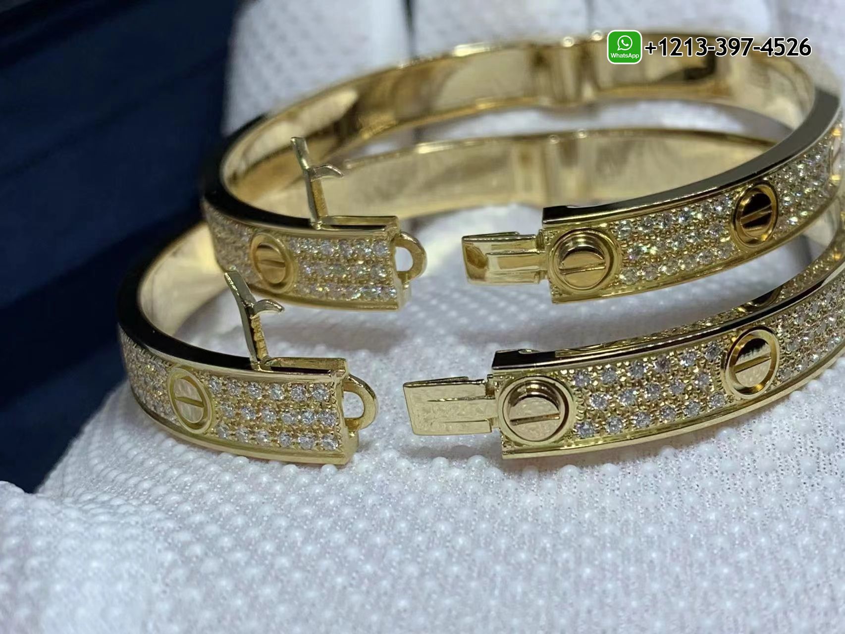 dvmlhu2rgzu Best Sellers 1:1 Quality Cheap Custom Made Cartier 18k Yellow Gold with Pave Diamonds LOVE Bracelet - High Quality 18k Gold and Diamond Luxury Distinctive Collection Designer Jewelry Customized Factory Price - Image 10