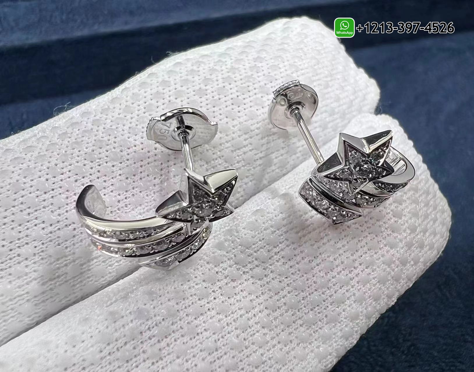 dxdik1pfngb Quality 1:1 Copy Chanel étoile Filante 18K White Gold Diamond Earrings - High Quality 18k Gold and Diamond Luxury Distinctive Collection Designer Jewelry Customized Factory Price - Image 6