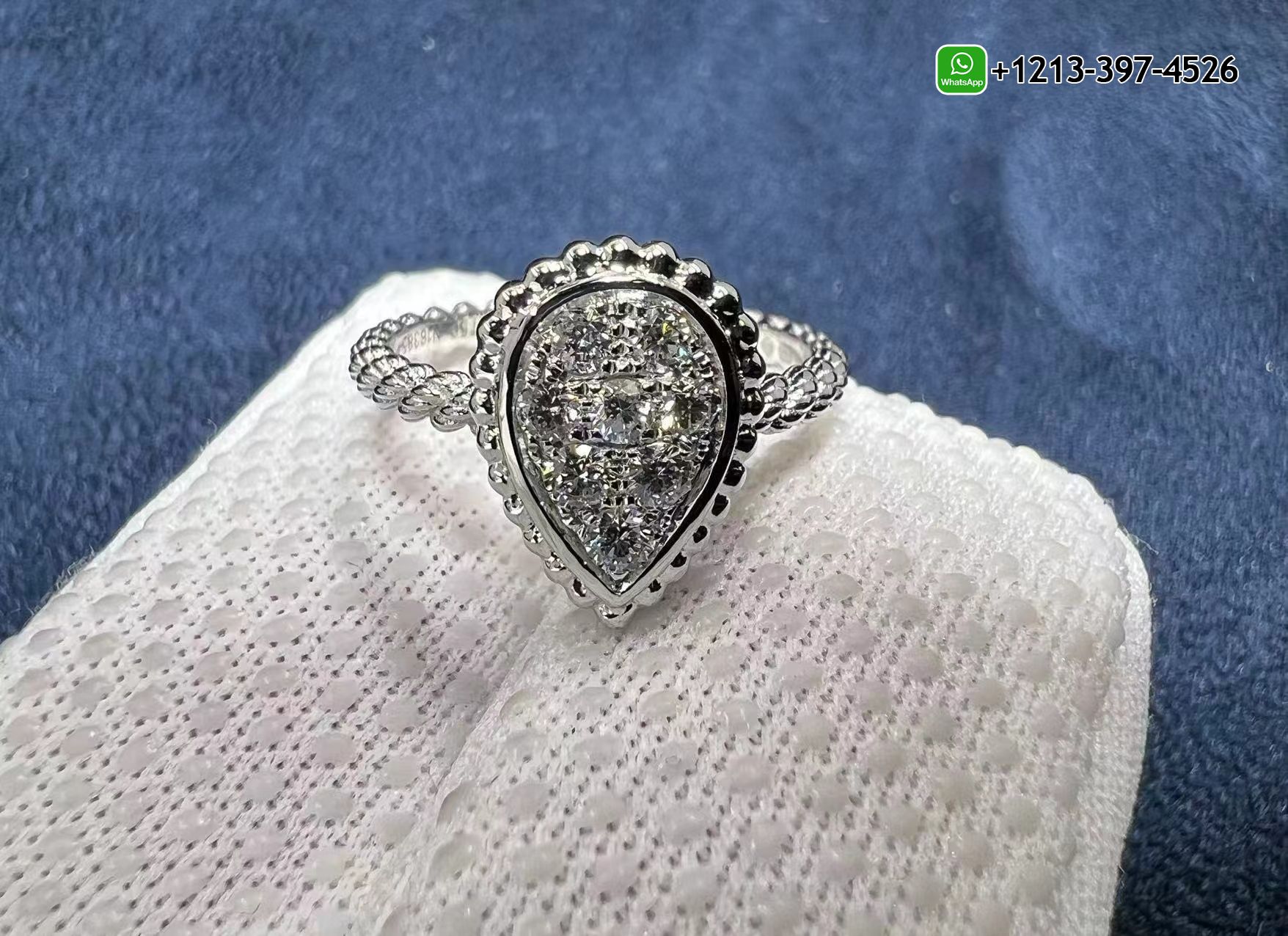 dzzo4qvzxbc Quality 1:1 Copy Boucheron Serpent Bohème Ring S Motif Set with Pavé Diamonds in 18K White Gold - High Quality 18k Gold and Diamond Luxury Distinctive Collection Designer Jewelry Customized Factory Price - Image 2