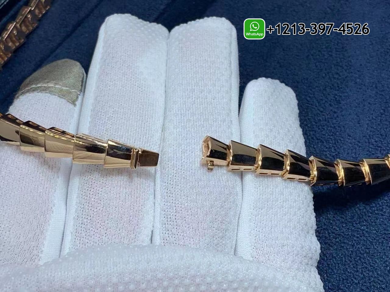 e0ktf4ubee1 Best Sellers 1:1 Quality Cheap Custom Made Bvlgari Serpenti Viper 18k Rose Gold with Demi Pavé Diamonds Necklace - High Quality 18k Gold and Diamond Luxury Distinctive Collection Designer Jewelry Customized Factory Price - Image 7