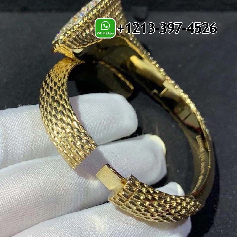 ebdhefw0uk4 Custom Made Best Sellers Quality 1:1 Boucheron Serpent Bohème 18k Yellow Gold Diamond Bangle Bracelet - High Quality 18k Gold and Diamond Luxury Distinctive Collection Designer Jewelry Customized Factory Price - Image 7