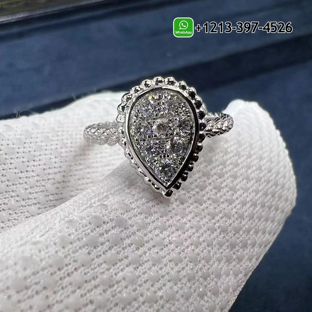 ey3hcrdtptb Quality 1:1 Copy Boucheron Serpent Bohème Ring S Motif Set with Pavé Diamonds in 18K White Gold - High Quality 18k Gold and Diamond Luxury Distinctive Collection Designer Jewelry Customized Factory Price