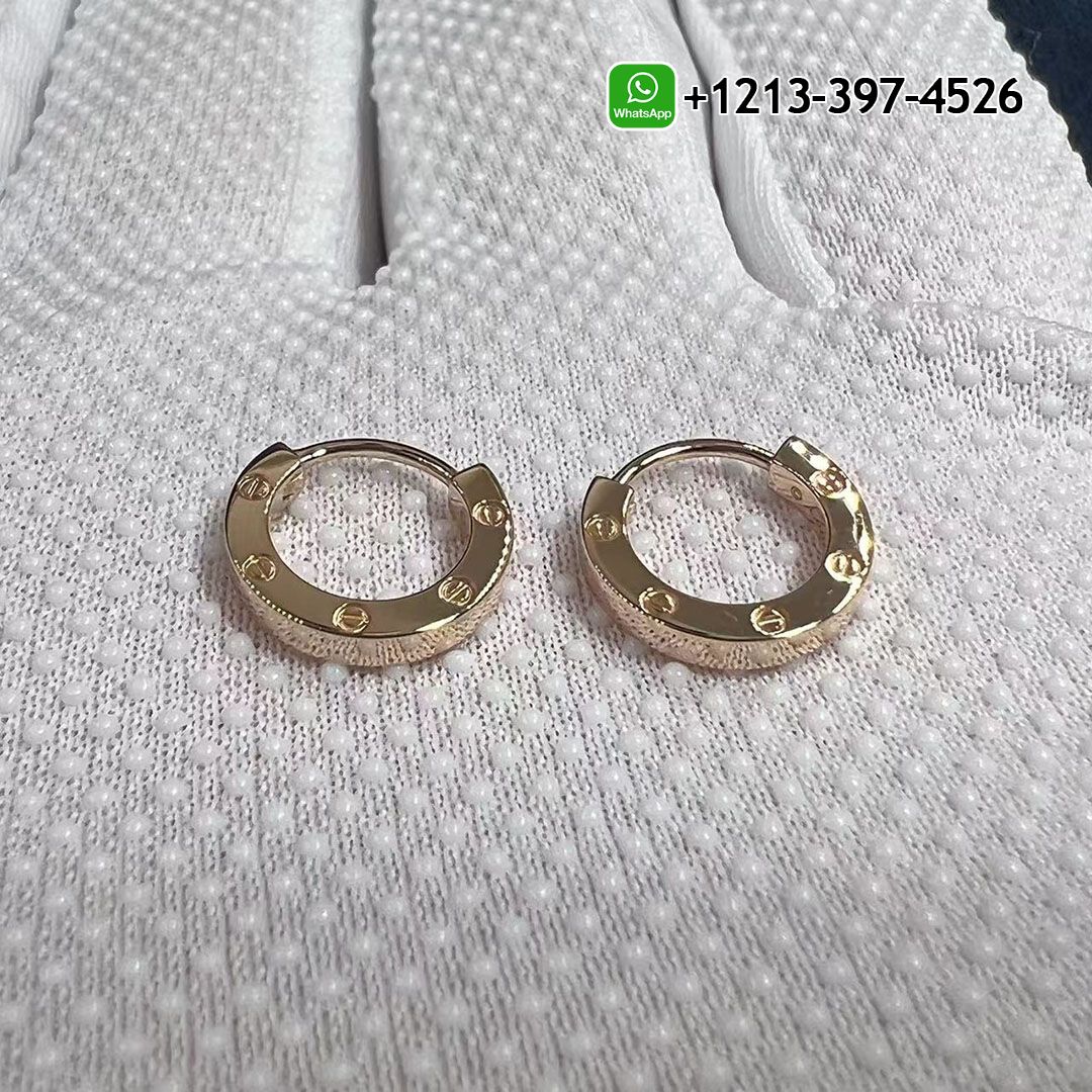 1:1 Highest Quality Cartier Solid 18k Yellow Gold Love Single Hoop Earring - High Quality 18k Gold and Diamond Luxury Distinctive Collection Designer Jewelry Customized Factory Price F1oncsiydqa