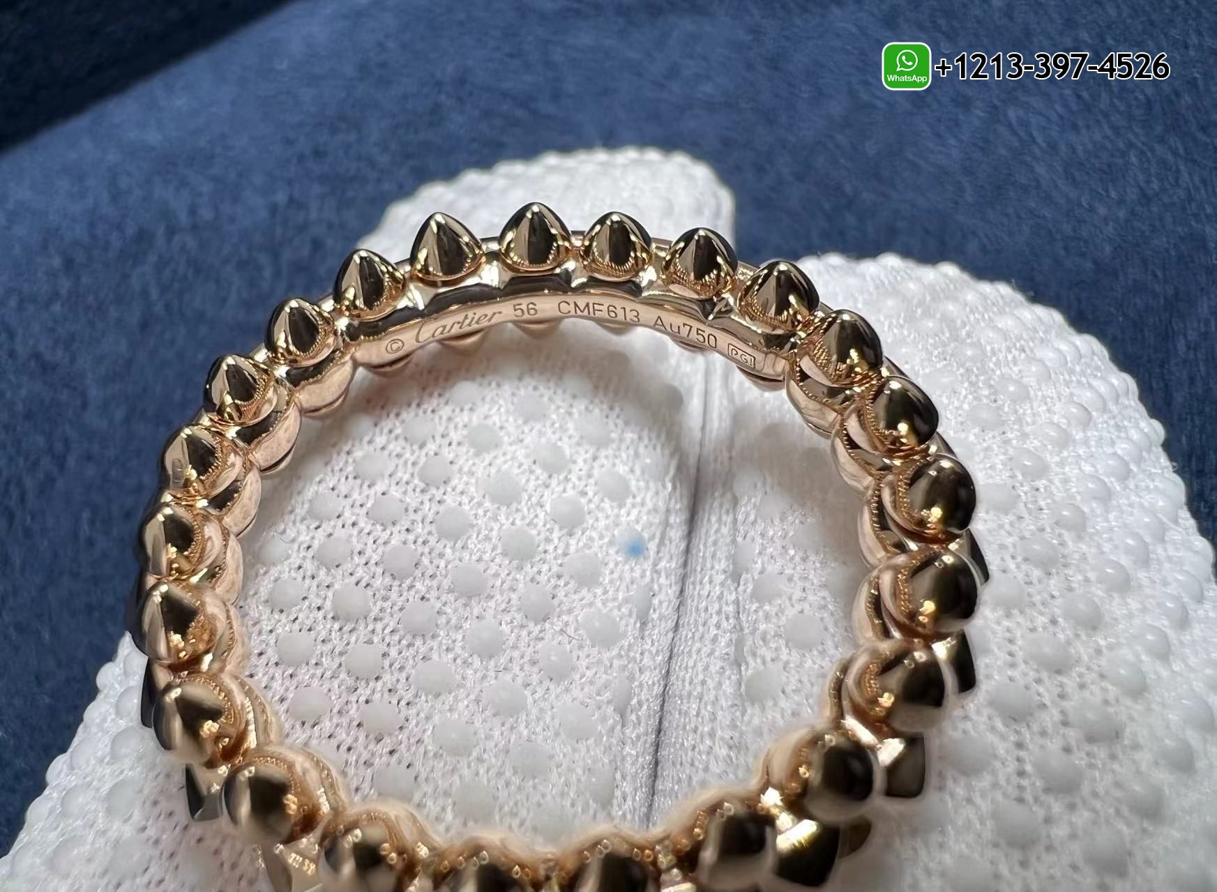 f2v1vrgigmc Cheap Cartier Solid 18k Rose Gold Medium Model Clash de Cartier Ring Replica - High Quality 18k Gold and Diamond Luxury Distinctive Collection Designer Jewelry Customized Factory Price - Image 3