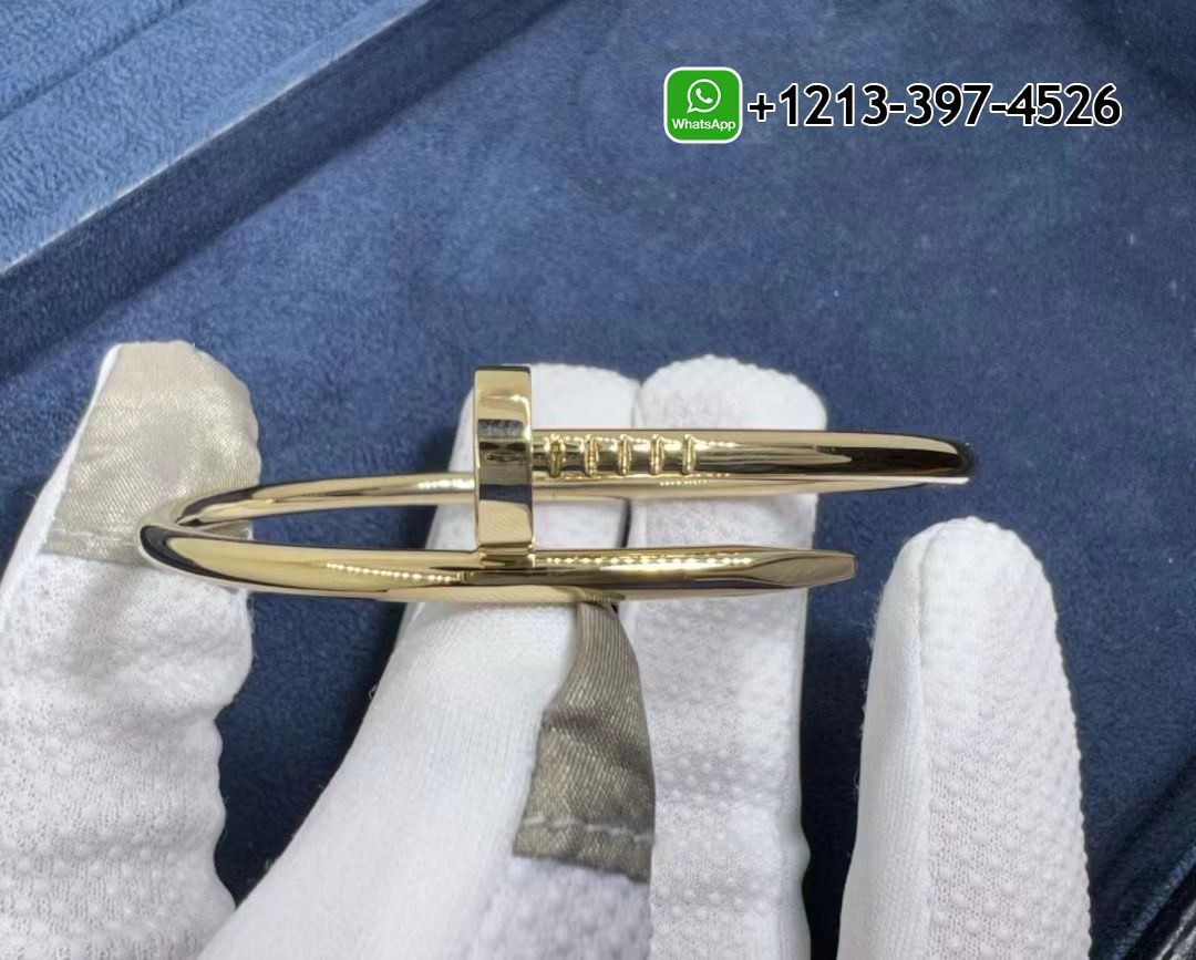 fa3ph3tvfa1 Cartier 18k Yellow Gold Plain Juste Un Clou Nail Bracelet B6048217 - High Quality 18k Gold and Diamond Luxury Distinctive Collection Designer Jewelry Customized Factory Price - Image 7