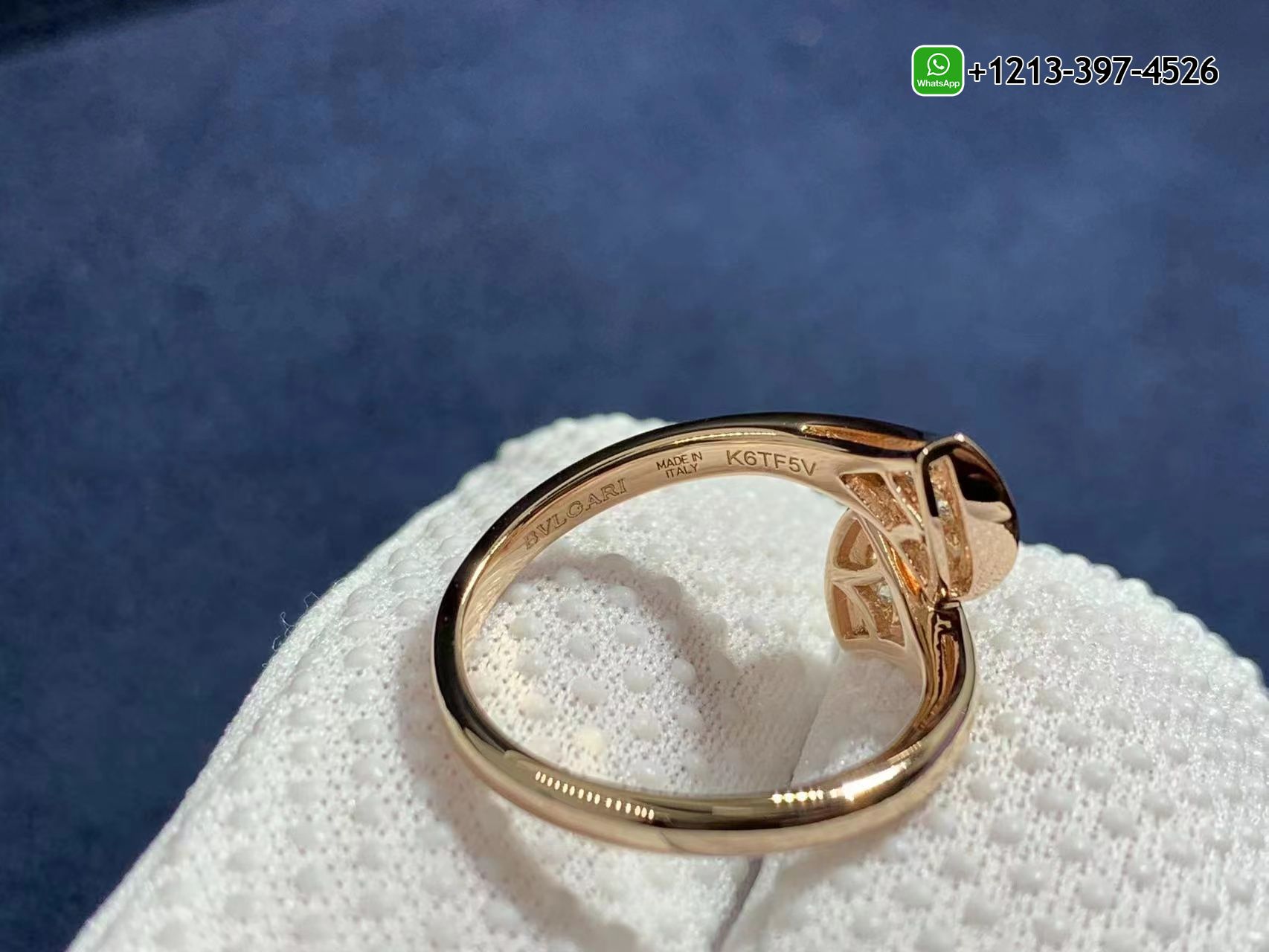 fadwhmarun0 Custom Made Best Quality 1:1 Cheap Bulgari DIVAS’ DREAM 18K Rose Gold Diamond Ring - High Quality 18k Gold and Diamond Luxury Distinctive Collection Designer Jewelry Customized Factory Price - Image 3