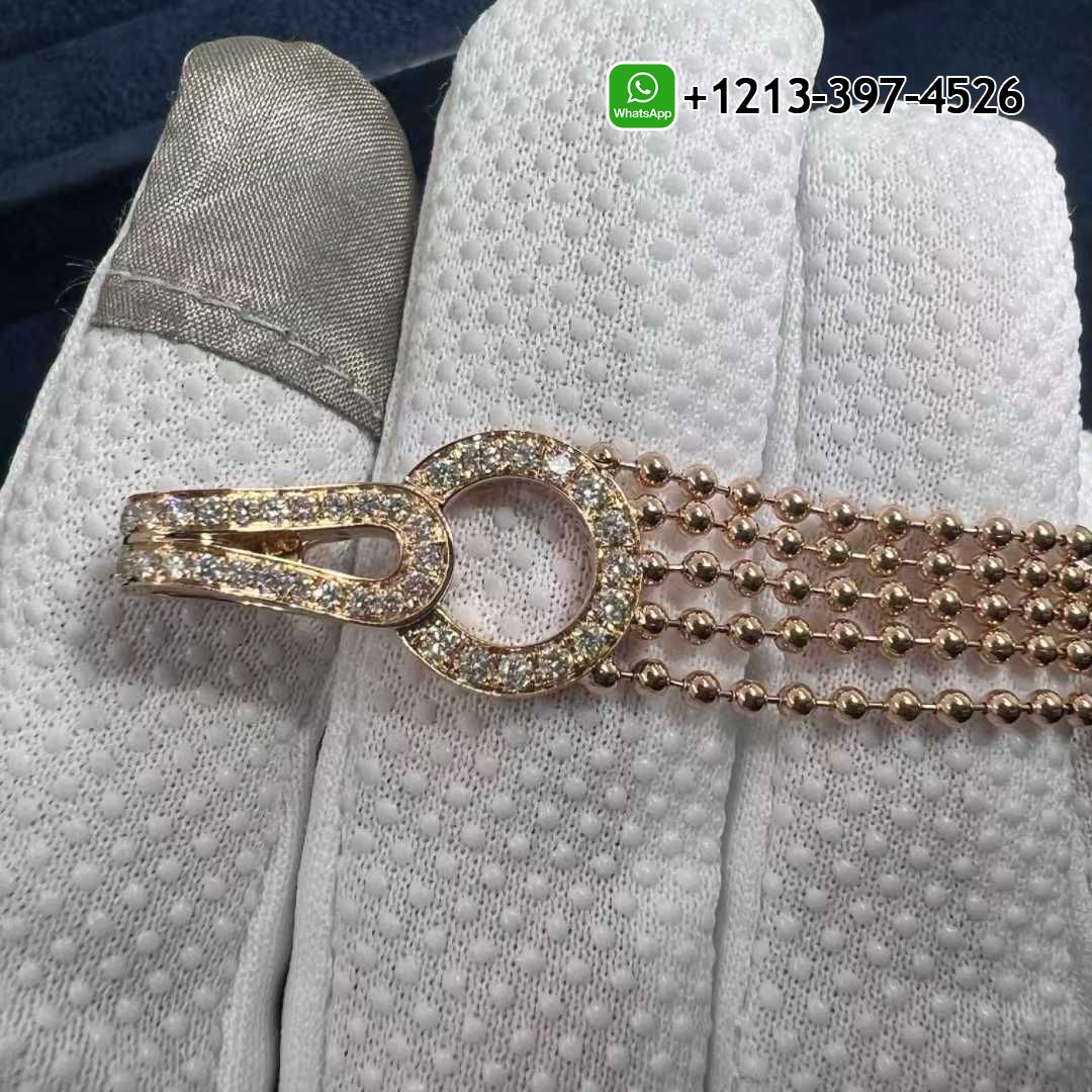 fbrt4vxkygm Best Sellers 1:1 Quality Cartier Agrafe 18k Rose Gold Pave Diamonds Tassel Bracelet - High Quality 18k Gold and Diamond Luxury Distinctive Collection Designer Jewelry Customized Factory Price - Image 6