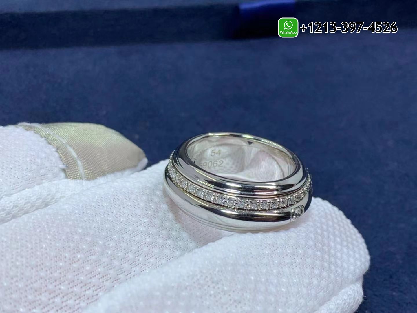 fdiahv02hya Custom Made Best Quality 1:1 Piaget Possession 18K White Gold Diamonds Ring - High Quality 18k Gold and Diamond Luxury Distinctive Collection Designer Jewelry Customized Factory Price - Image 2
