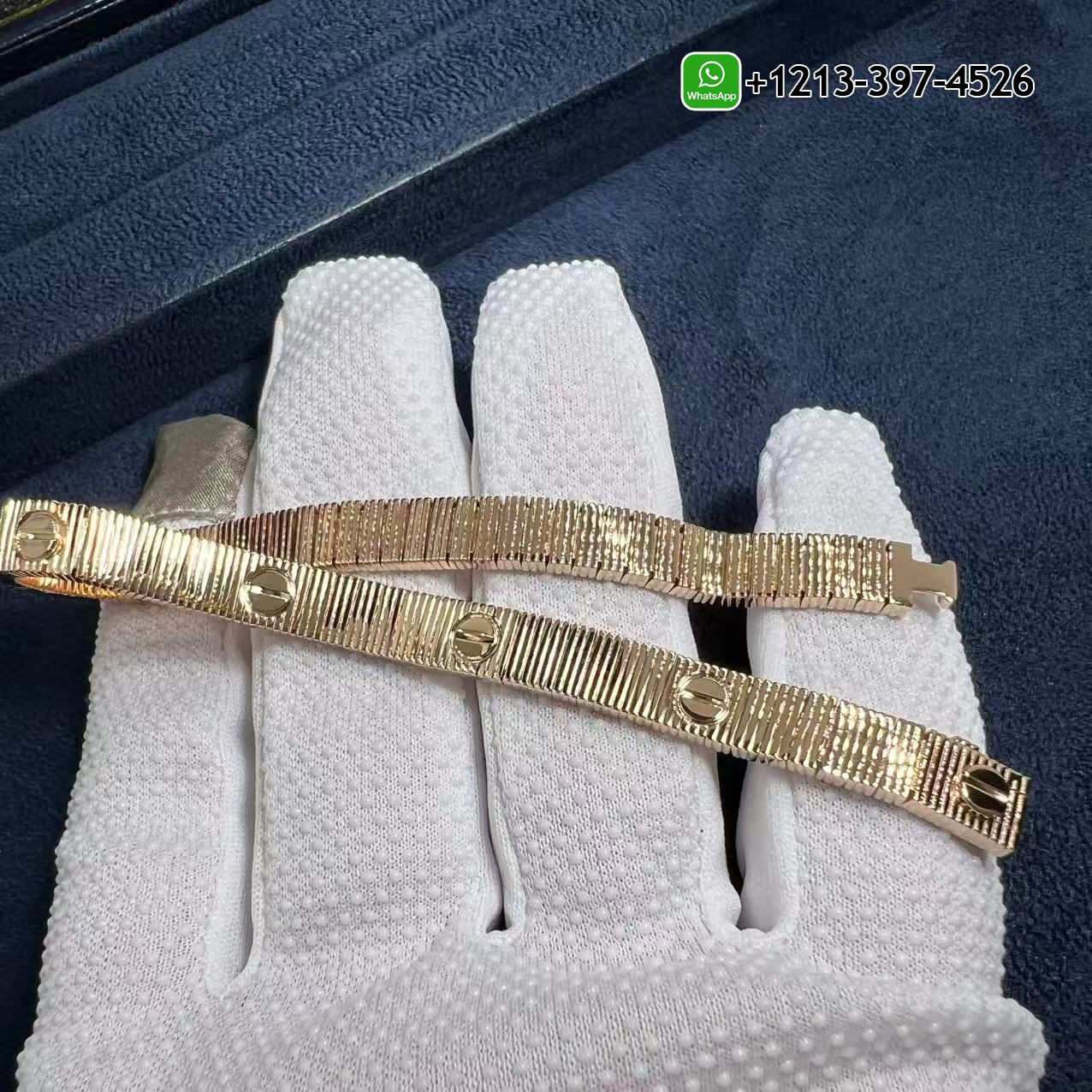 fmsdfwtcqxr Best Quality Cartier LOVE Unlimited Flexible Solid 18k Rose Gold Bracelet - High Quality 18k Gold and Diamond Luxury Distinctive Collection Designer Jewelry Customized Factory Price - Image 6