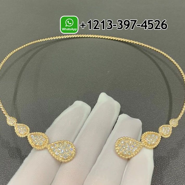 Custom Made Best Sellers Quality 1:1 Boucheron Serpent Bohème Choker 18k Yellow Gold Diamond Torque Necklace - High Quality 18k Gold and Diamond Luxury Distinctive Collection Designer Jewelry Customized Factory Price Fqm5ktjjixm