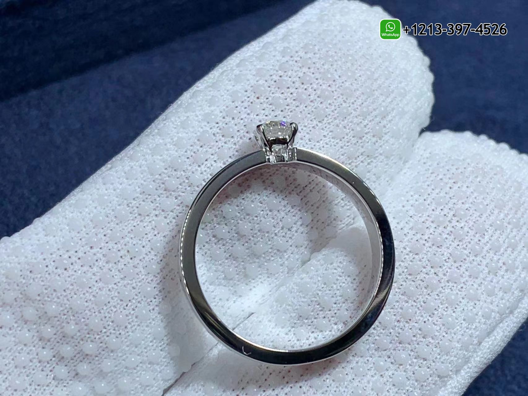 fvc5lpqiavk Custom Made Best Quality 1:1 Copy Cartie Love Solitaire 18K White Gold Diamond Ring - High Quality 18k Gold and Diamond Luxury Distinctive Collection Designer Jewelry Customized Factory Price - Image 5