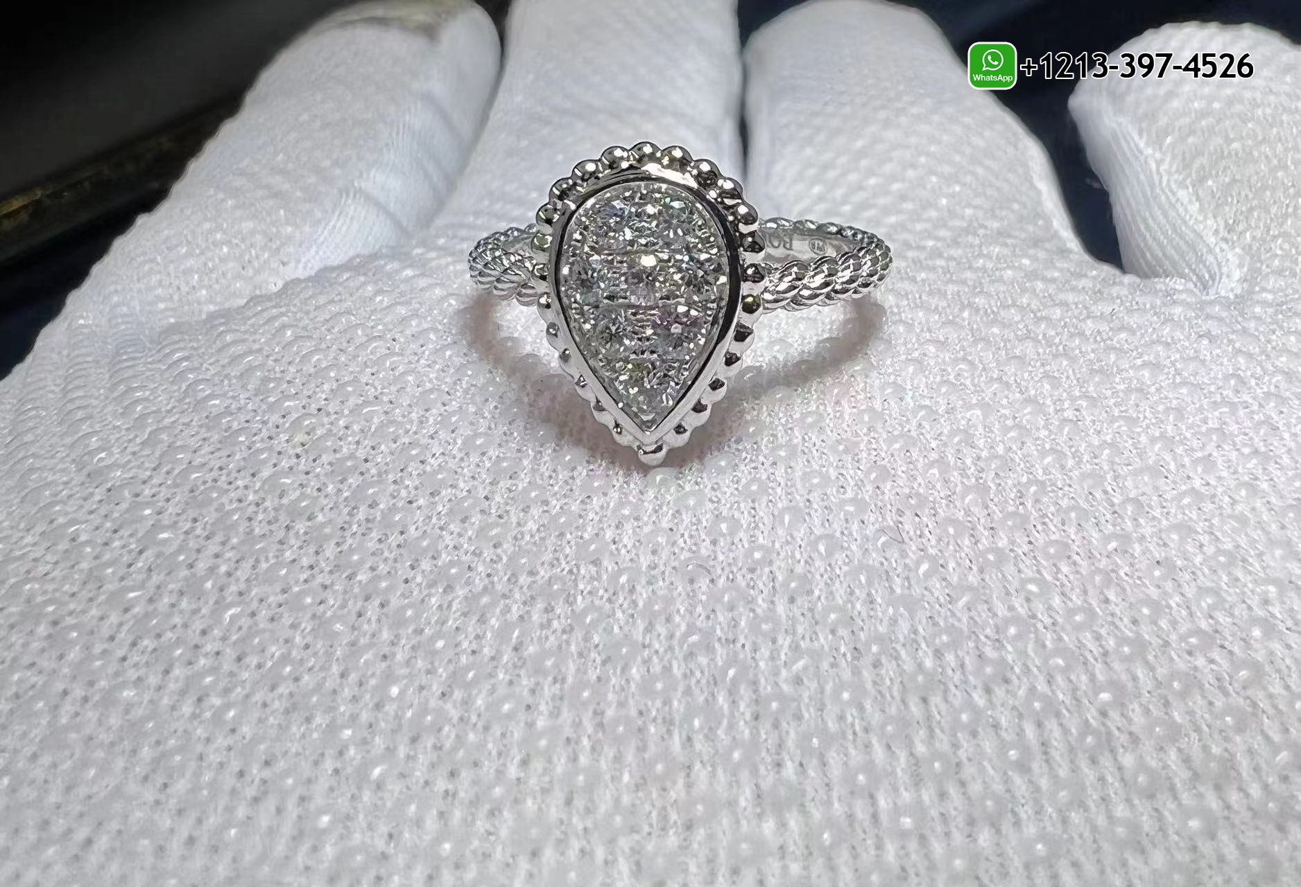 gcpbqfmpdyt Quality 1:1 Copy Boucheron Serpent Bohème Ring S Motif Set with Pavé Diamonds in 18K White Gold - High Quality 18k Gold and Diamond Luxury Distinctive Collection Designer Jewelry Customized Factory Price - Image 7