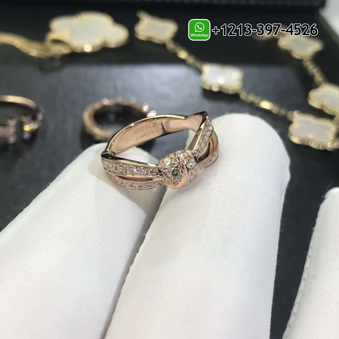 gfc10j1gsbk Custom Made Best Sellers Quality 1:1 Chaumet Liens Séduction 18K Rose Gold Diamonds Ring - High Quality 18k Gold and Diamond Luxury Distinctive Collection Designer Jewelry Customized Factory Price - Image 2