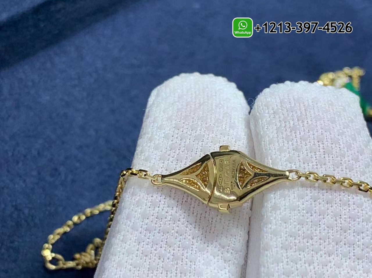 giihhvf02jn Best Sellers 1:1 Quality Cheap Custom Made Bulgari Divas’ Dream 18K Yellow Gold Malachite and Diamonds Large Pendant Necklace - High Quality 18k Gold and Diamond Luxury Distinctive Collection Designer Jewelry Customized Factory Price - Image 12