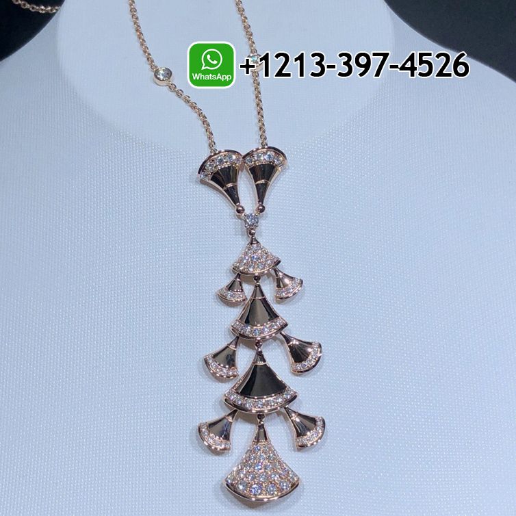 gj2am0hfhjz Bvlgari Divas’ Dream Necklace Set Diamonds 18K Rose Gold Necklace CL857569 - High Quality 18k Gold and Diamond Luxury Distinctive Collection Designer Jewelry Customized Factory Price - Image 4