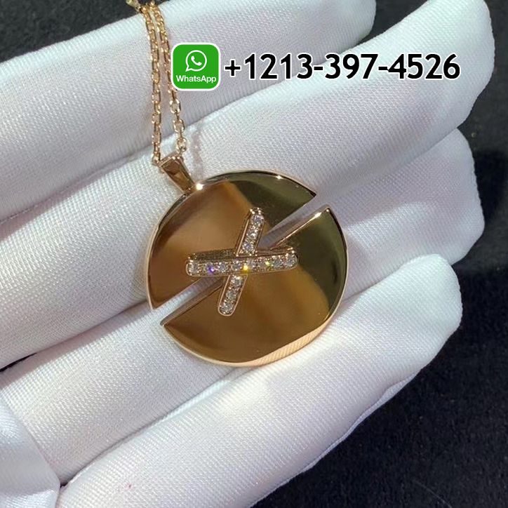 gqst2xvud1m Chaumet Jeux De Liens Harmony Rose Gold Medium Model Pendant 084493 - High Quality 18k Gold and Diamond Luxury Distinctive Collection Designer Jewelry Customized Factory Price - Image 2