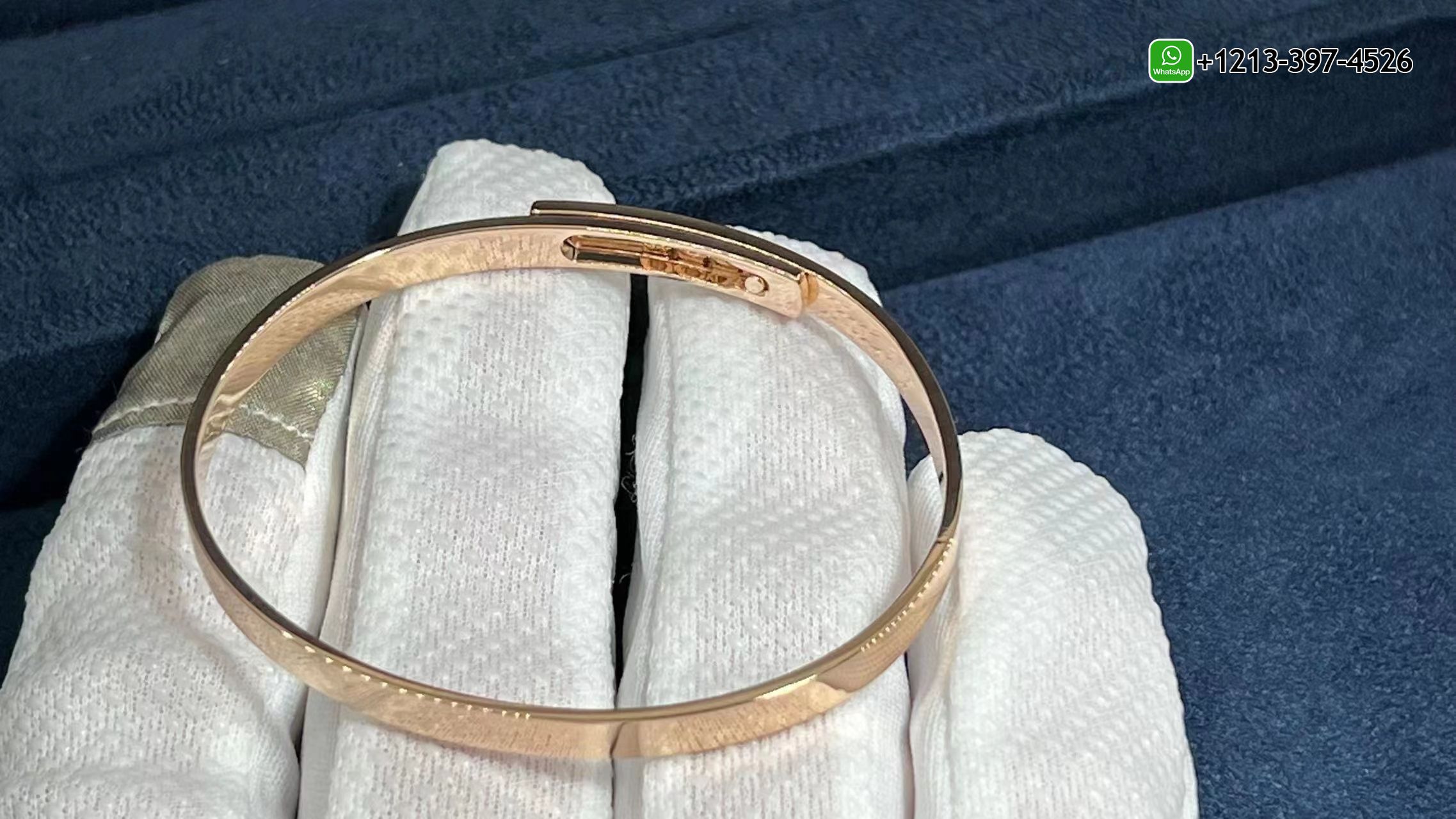 grvjmjsaxg2 Best Quality 1:1 Copy Messika 18K Rose Gold 3 Diamond Move Noa Bangle Bracelet - High Quality 18k Gold and Diamond Luxury Distinctive Collection Designer Jewelry Customized Factory Price - Image 6