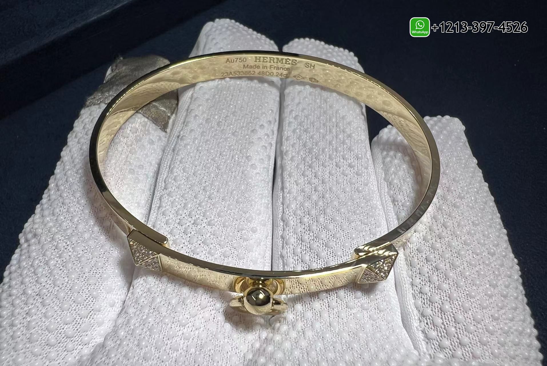 h0hb4le22ce 1:1 Quality Custom Made Cartier 18k White Gold Iconic Double Circle Chain Love Bracelet Replica - High Quality 18k Gold and Diamond Luxury Distinctive Collection Designer Jewelry Customized Factory Price - Image 5