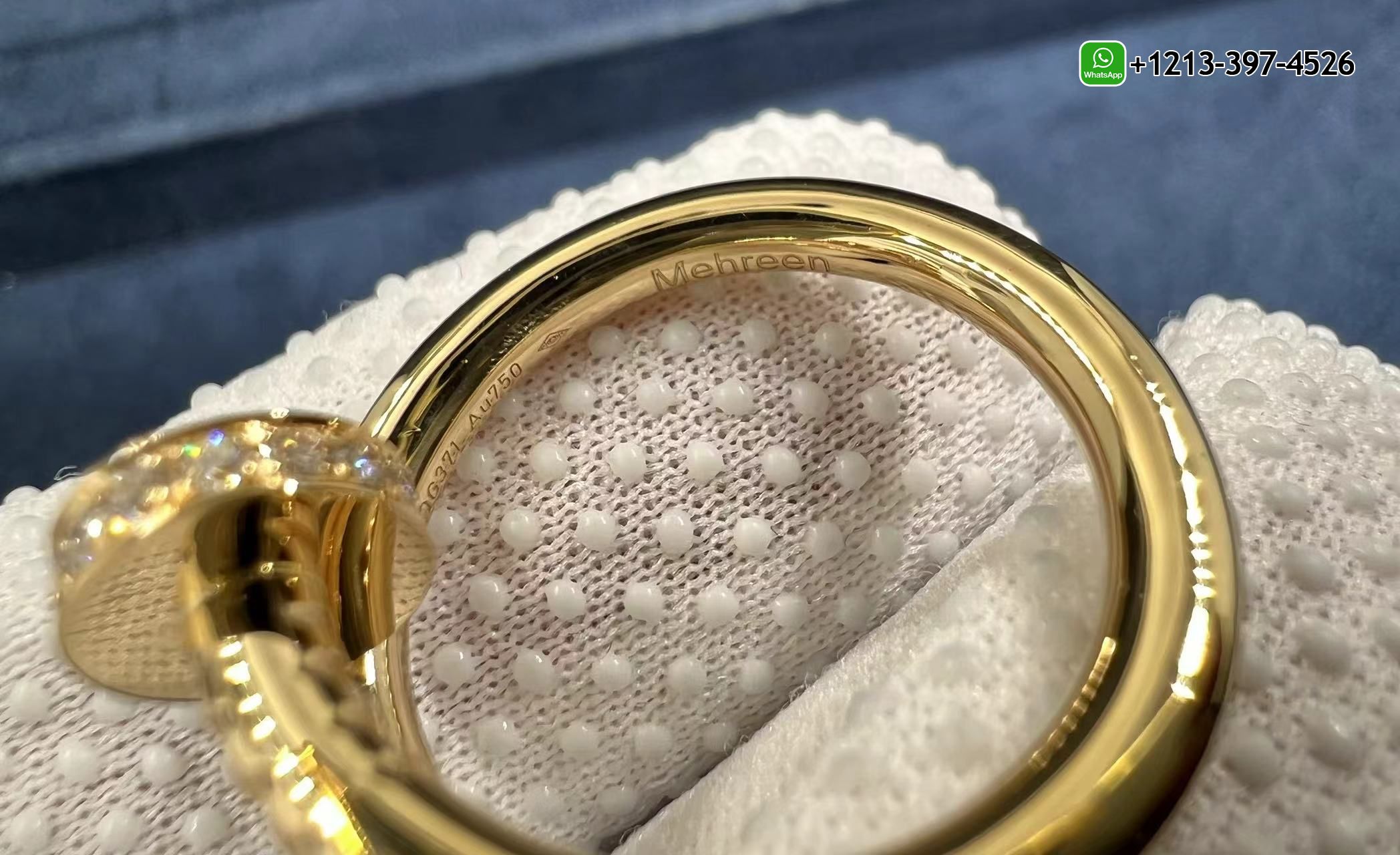 h15o4dqtzmt Custom Made Top Quality Replica Cartier 18K Yellow Gold Diamond Nail Juste Un Clou Ring - High Quality 18k Gold and Diamond Luxury Distinctive Collection Designer Jewelry Customized Factory Price - Image 6