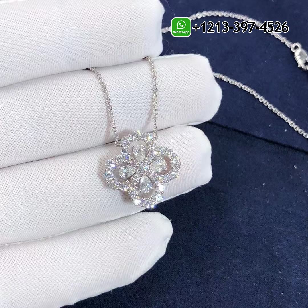 h2ik30u0qos Custom Made Best Sellers Quality 1:1 Harry Winston Diamond Loop by Harry Winston Full Motif Diamond Pendant Necklace - High Quality 18k Gold and Diamond Luxury Distinctive Collection Designer Jewelry Customized Factory Price - Image 7