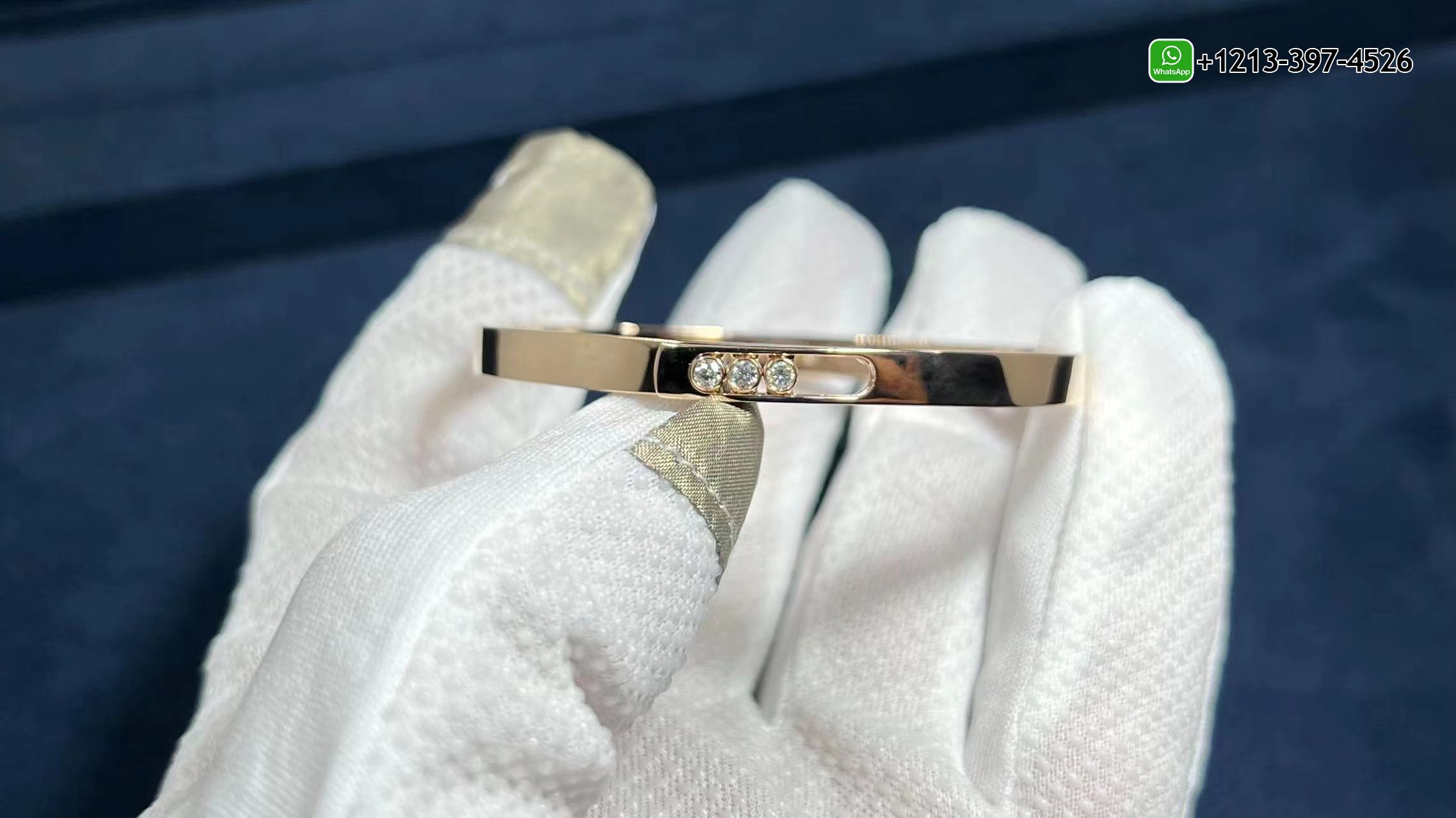 hbz5kt1yoyk Best Quality 1:1 Copy Messika 18K Rose Gold 3 Diamond Move Noa Bangle Bracelet - High Quality 18k Gold and Diamond Luxury Distinctive Collection Designer Jewelry Customized Factory Price - Image 10