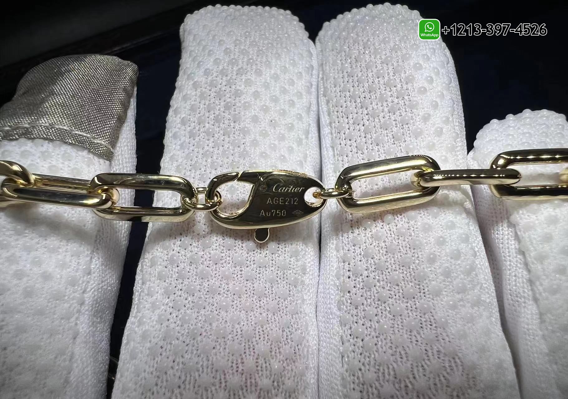 hlkojg13ylb Best Sellers 1:1 Quality Cheap Custom Made Cartier Santos de Cartier Santos Dumont Chain Necklace - High Quality 18k Gold and Diamond Luxury Distinctive Collection Designer Jewelry Customized Factory Price - Image 4