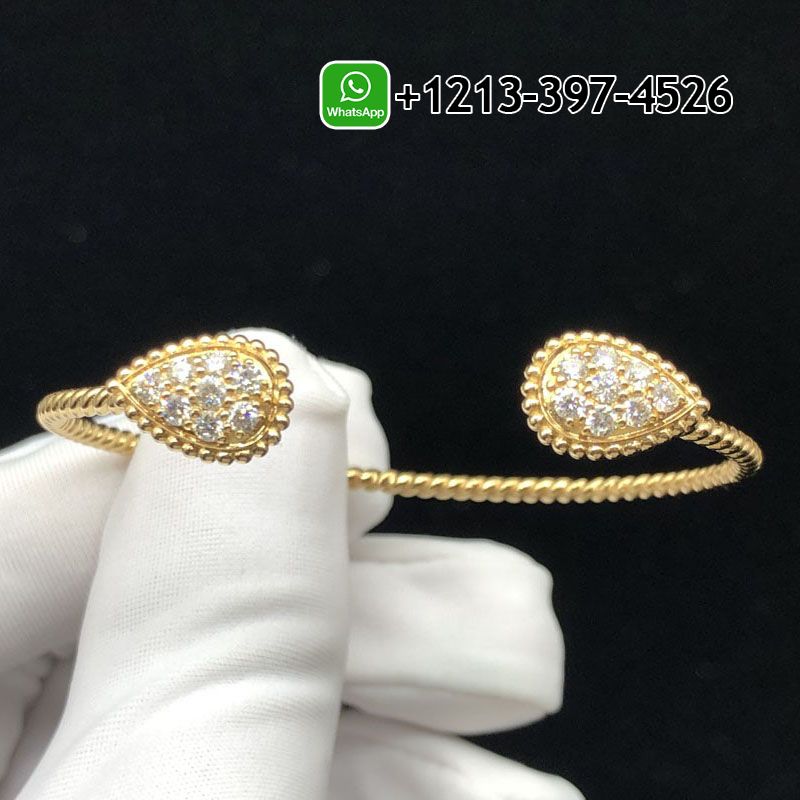 Custom Made Best Sellers Quality 1:1 Boucheron 18k Yellow Gold Diamond Serpent Bohème S Motifs Bracelet - High Quality 18k Gold and Diamond Luxury Distinctive Collection Designer Jewelry Customized Factory Price Hurumcvymmg