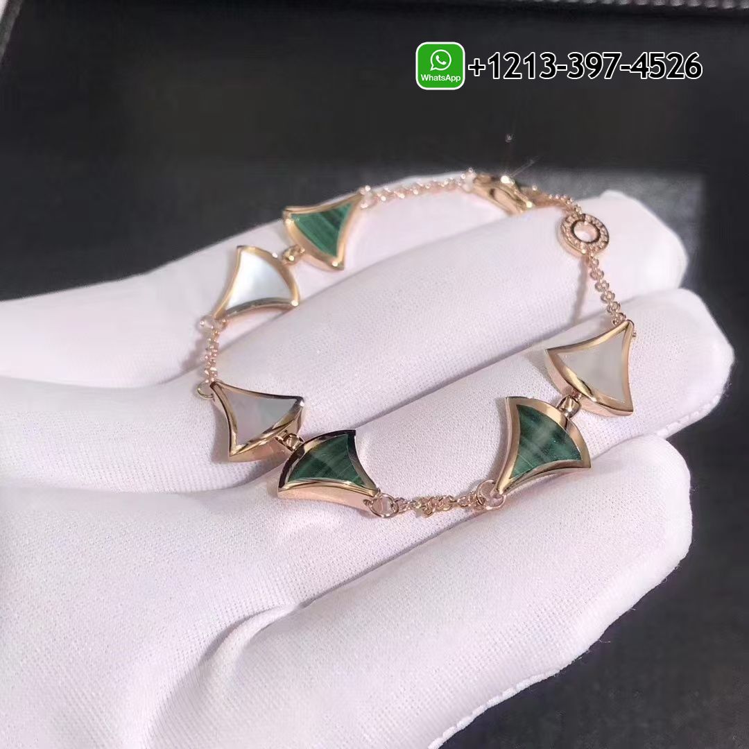 Custom Made Best Sellers Quality 1:1 Bvlgari Divas’ Dream 18K Rose Gold with Mother-of-pearl Bracelet - High Quality 18k Gold and Diamond Luxury Distinctive Collection Designer Jewelry Customized Factory Price
