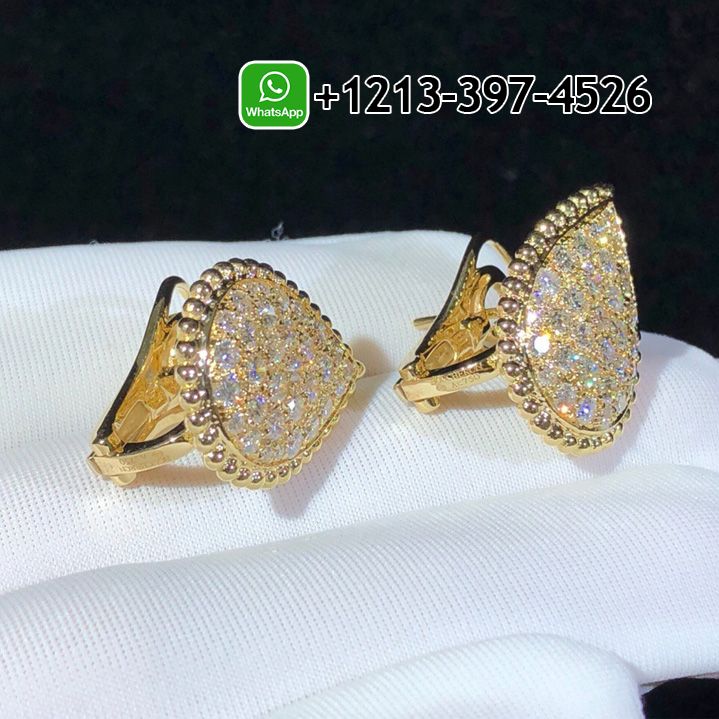 iagd3ekedgq Custom Made Best Sellers Quality 1:1 Boucheron Serpent Bohème 18K Yellow Gold Ear Clips L Motif - High Quality 18k Gold and Diamond Luxury Distinctive Collection Designer Jewelry Customized Factory Price - Image 3