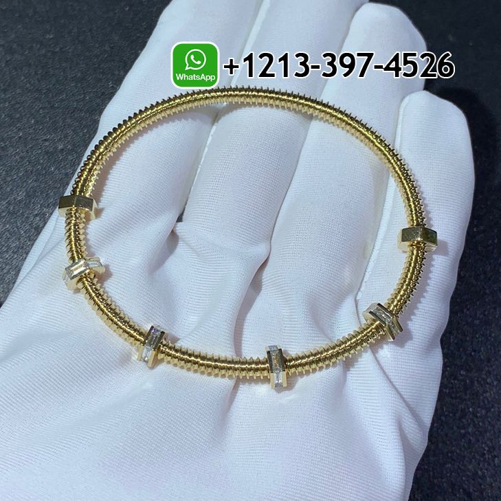iiksj15pyap Best Sellers 1:1 Quality Cheap Cartier 18k Yellow Gold Ecrou De Cartier Diamond Bracelet - High Quality 18k Gold and Diamond Luxury Distinctive Collection Designer Jewelry Customized Factory Price - Image 7