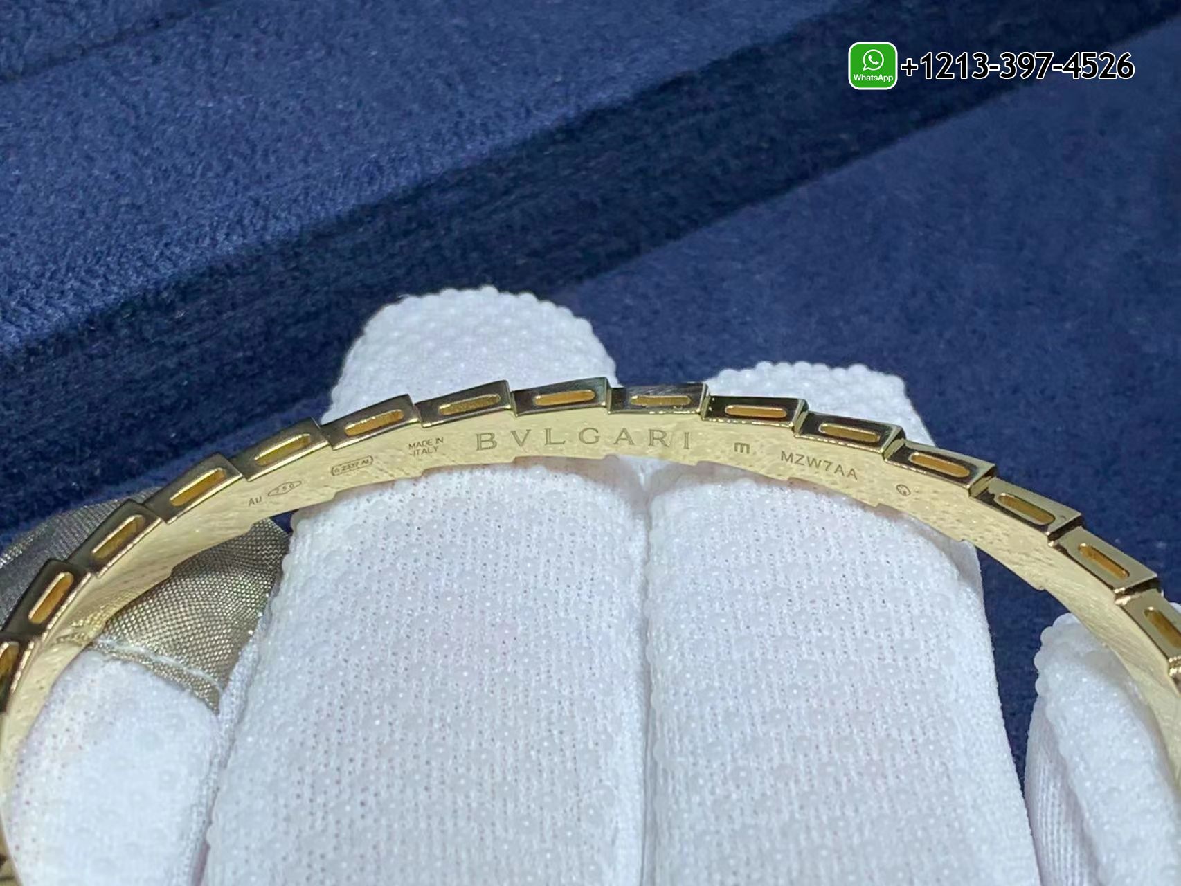 iqclpkgk2t5 Custom Made Best Quality 1:1 Copy Bvlgari Serpenti 18k Yellow Gold Set With Malachite Elements Bracelet - High Quality 18k Gold and Diamond Luxury Distinctive Collection Designer Jewelry Customized Factory Price - Image 3
