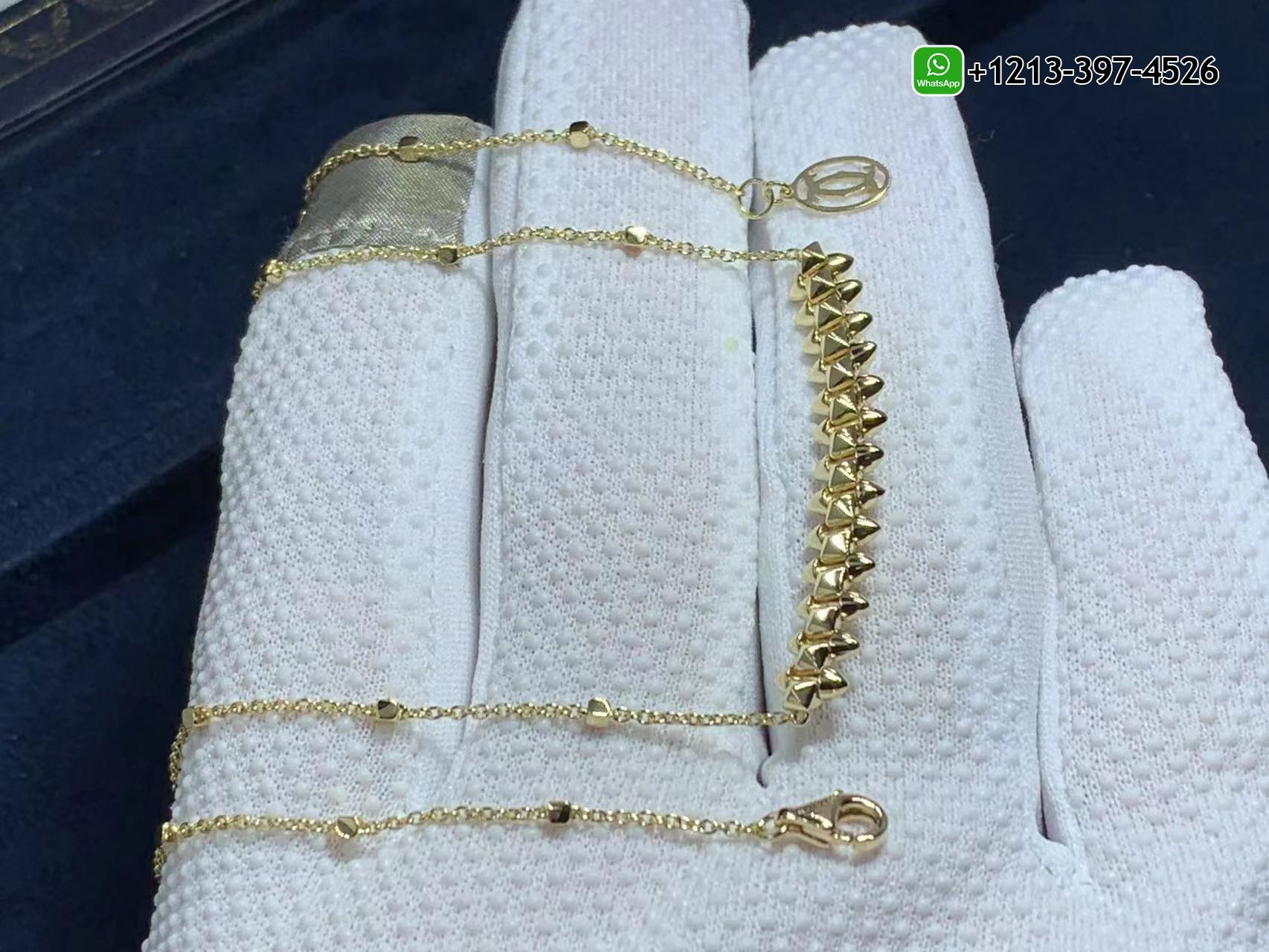 izeeq1aqrwb Custom Made Best Quality 1:1 Cheap Cartier Clash De Cartier 18K Yellow Medium Model Necklace - High Quality 18k Gold and Diamond Luxury Distinctive Collection Designer Jewelry Customized Factory Price - Image 3