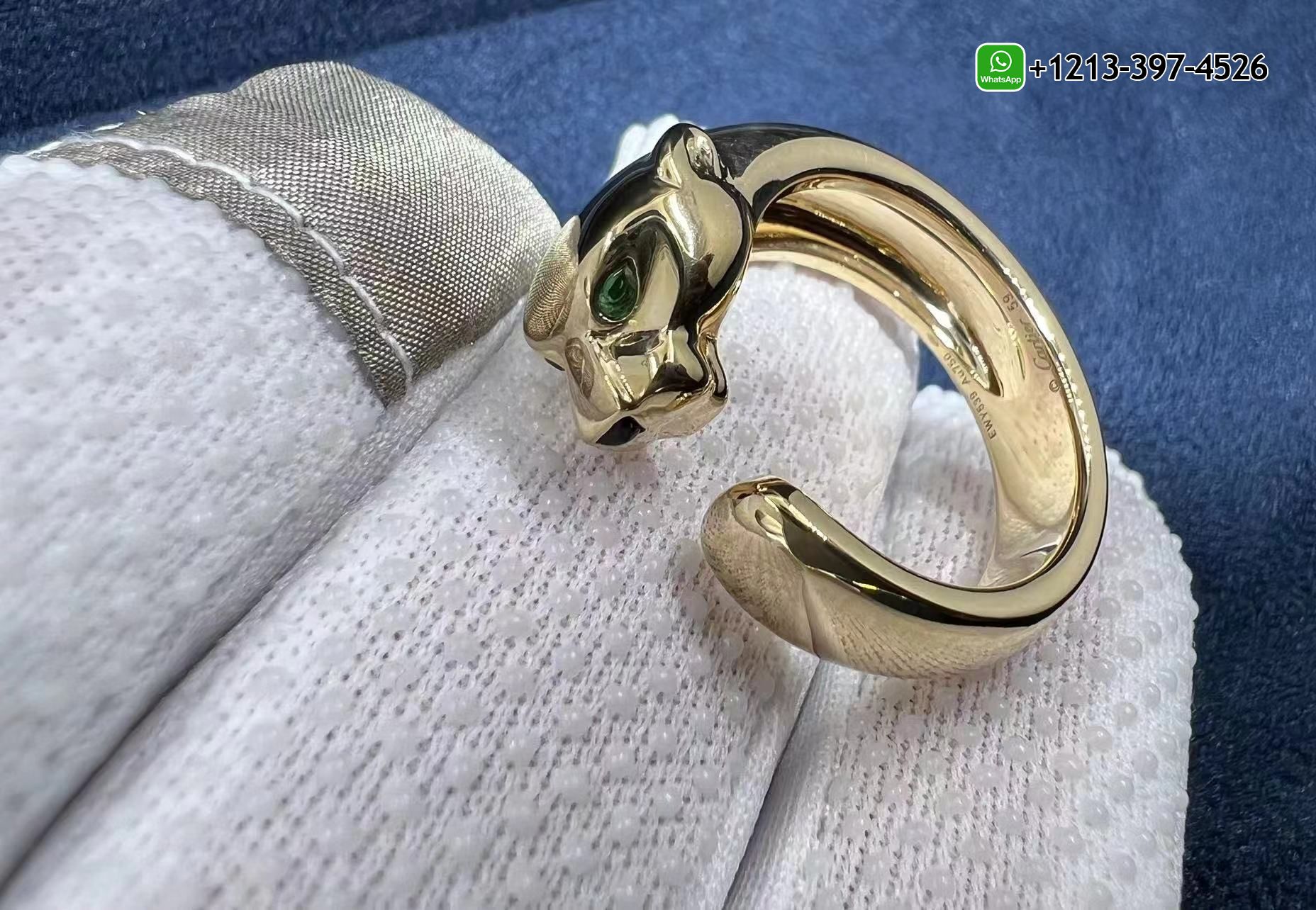 jdrroido3gl Best Sellers 1:1 Quality Cheap Custom Made Cartier Solid 18k Yellow Gold Tsavorite Garnets Panthère de Cartier Ring - High Quality 18k Gold and Diamond Luxury Distinctive Collection Designer Jewelry Customized Factory Price - Image 7