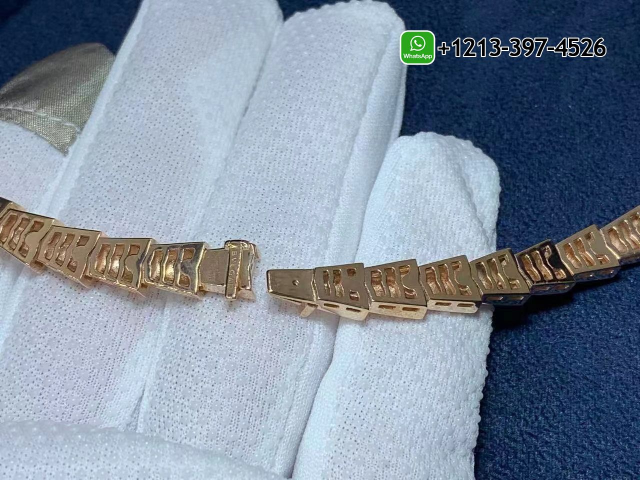 jioirkoaaw2 Best Sellers 1:1 Quality Cheap Custom Made Bvlgari Serpenti Viper 18k Rose Gold with Demi Pavé Diamonds Necklace - High Quality 18k Gold and Diamond Luxury Distinctive Collection Designer Jewelry Customized Factory Price - Image 8