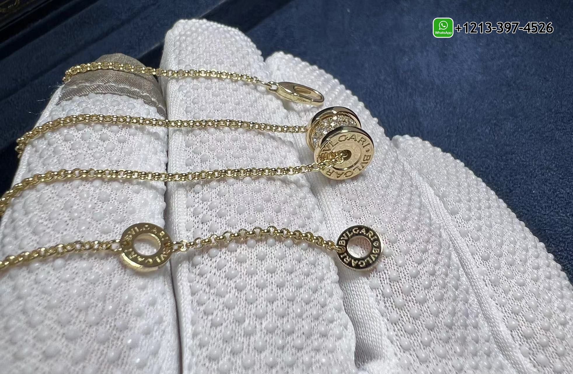jrkyqfjuc4w Custom Made 1:1 High Quality Bvlgari B.zero1 Necklace With18k Yellow Gold Pendant Set with Pavé Diamonds on the Spiral - High Quality 18k Gold and Diamond Luxury Distinctive Collection Designer Jewelry Customized Factory Price - Image 3