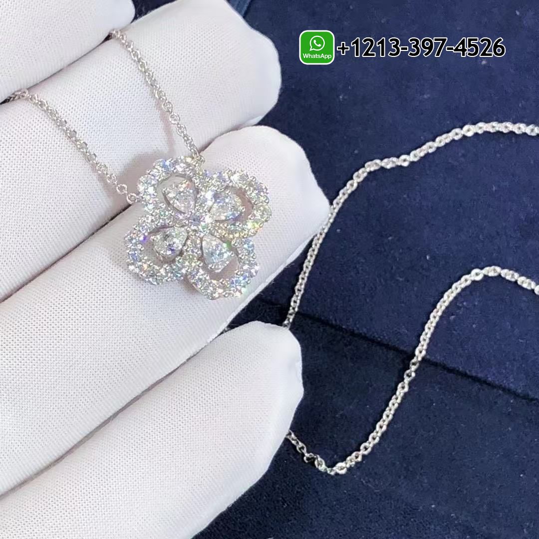 jrp4cfjkvyq Custom Made Best Sellers Quality 1:1 Harry Winston Diamond Loop by Harry Winston Full Motif Diamond Pendant Necklace - High Quality 18k Gold and Diamond Luxury Distinctive Collection Designer Jewelry Customized Factory Price - Image 3
