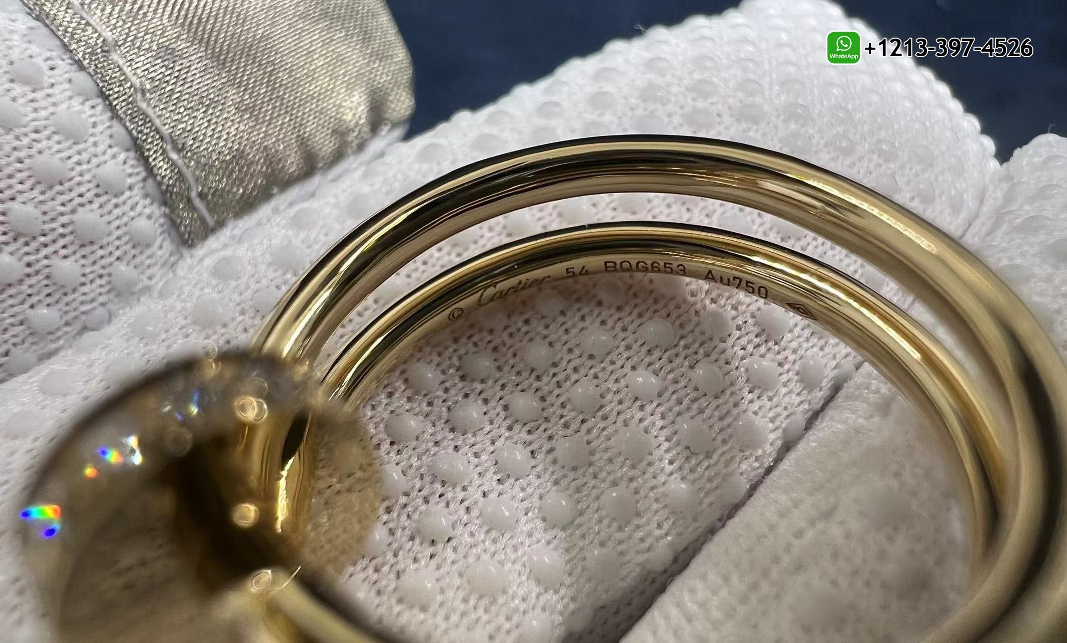 kvrgikonlr4 Best Quality Cartier Juste Un Clou 18k Yellow Gold Diamond Double Row Nail Ring - High Quality 18k Gold and Diamond Luxury Distinctive Collection Designer Jewelry Customized Factory Price - Image 4